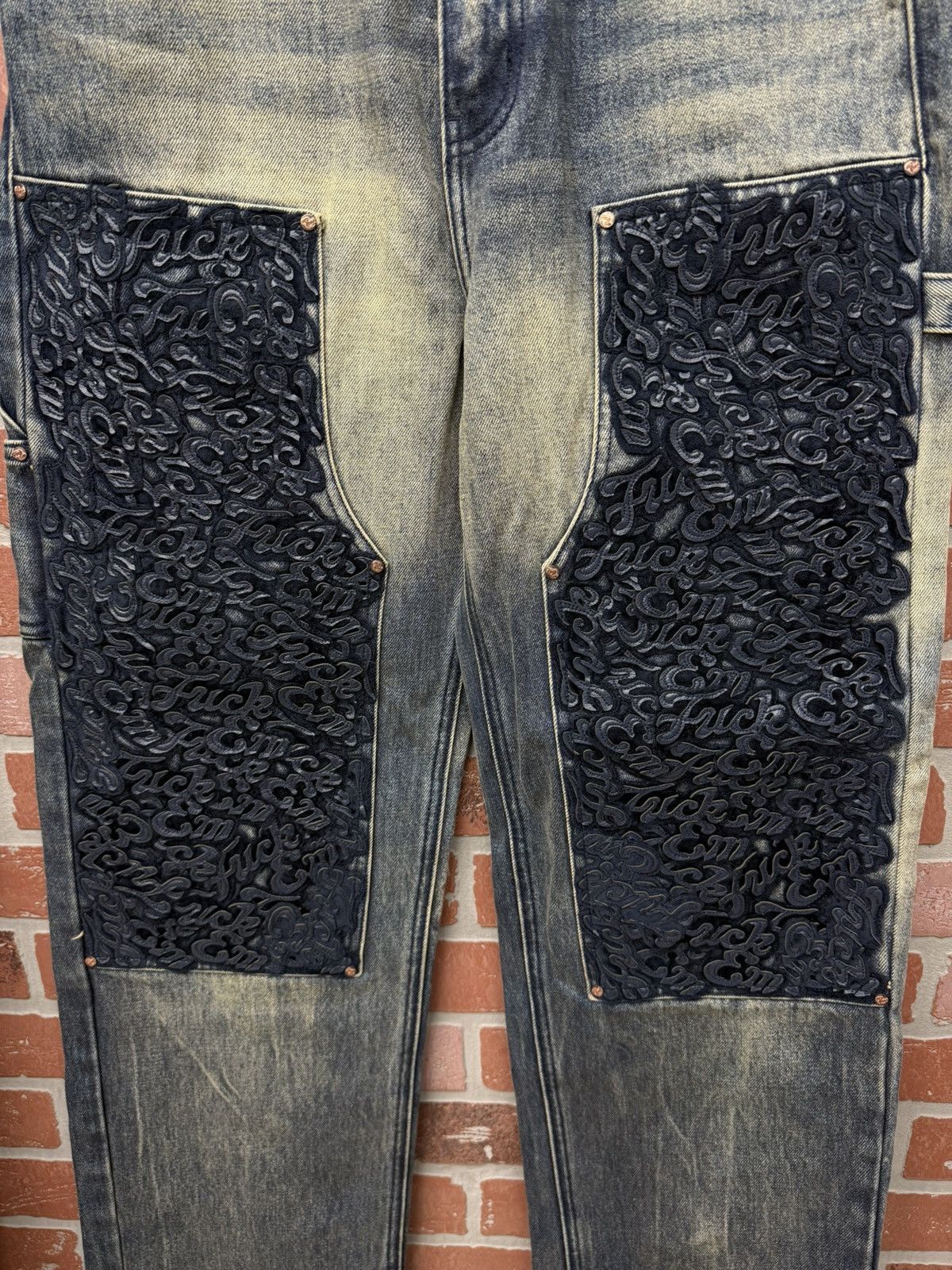 Other Fuck EM Denim Pants Dark Blue Size (32) Size US 32 / EU 48 - 4 Thumbnail