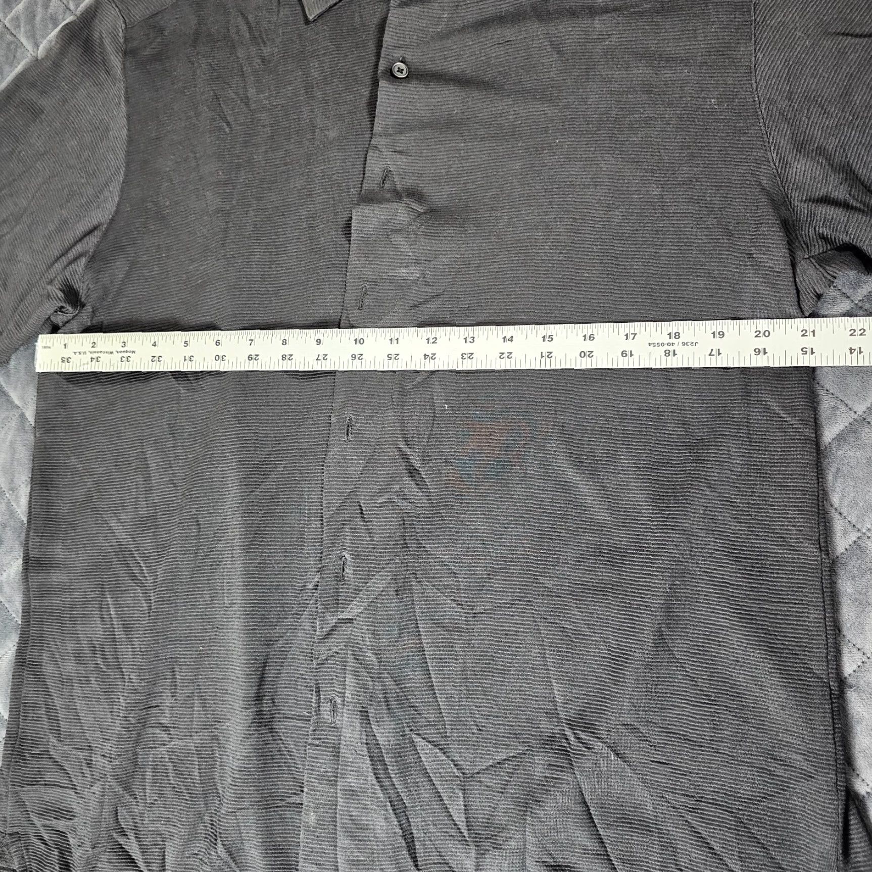 Vintage Anthology Shirt Mens L Silk Blend Black Button Up Collared Short Sleeve Size US L / EU 52-54 / 3 - 4 Thumbnail