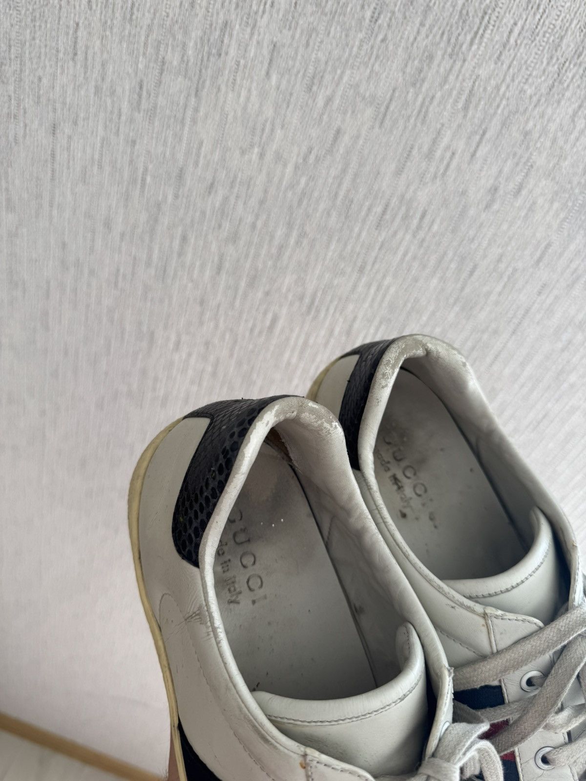 Gucci × Vintage Gucci Ace Low Top Sneakers Size US 9 / EU 42 - 4 Thumbnail