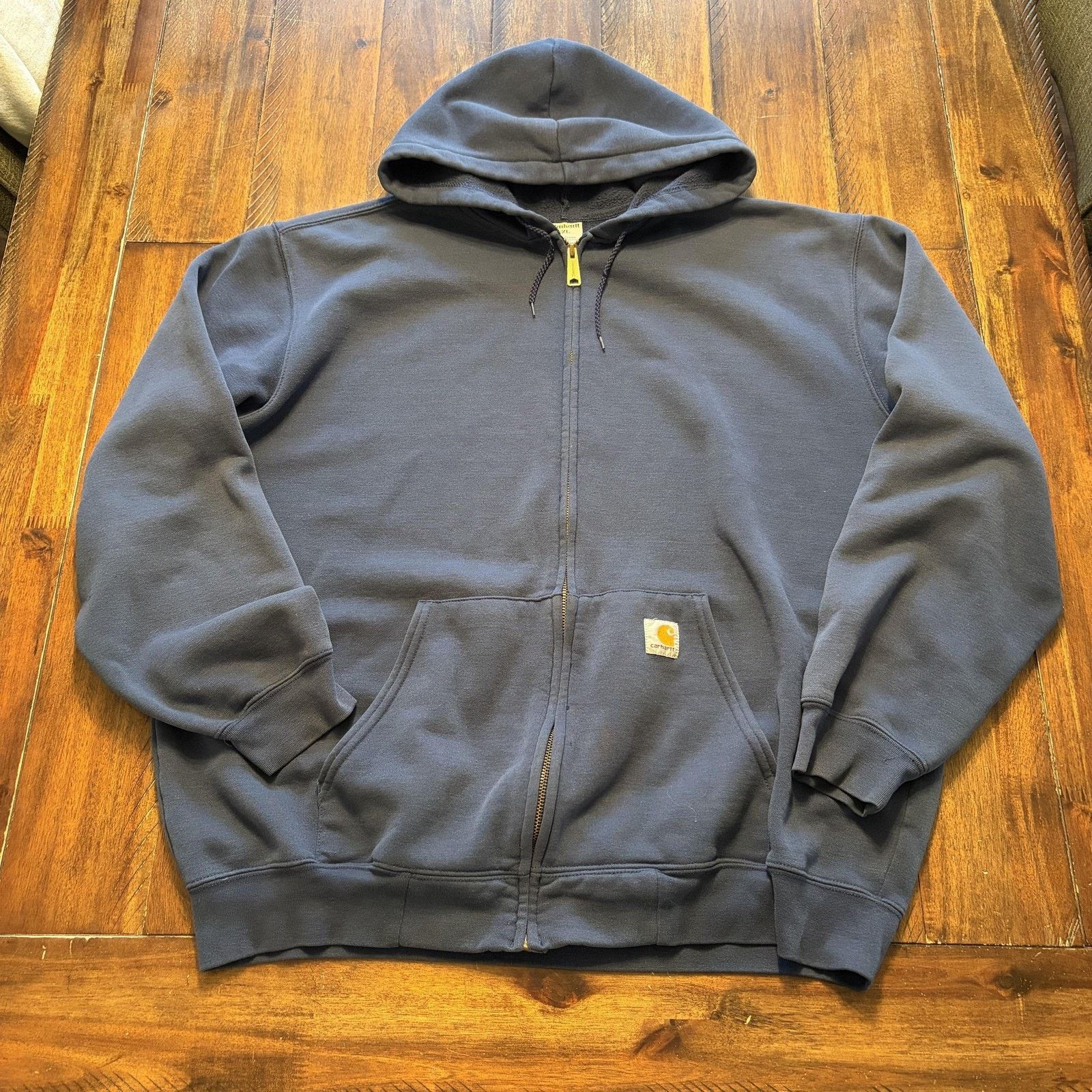Carhartt Carhartt Hoodie Sweatshirt Mens XL Fleece Full Zip Workwear Size US XL / EU 56 / 4 - 2 Thumbnail