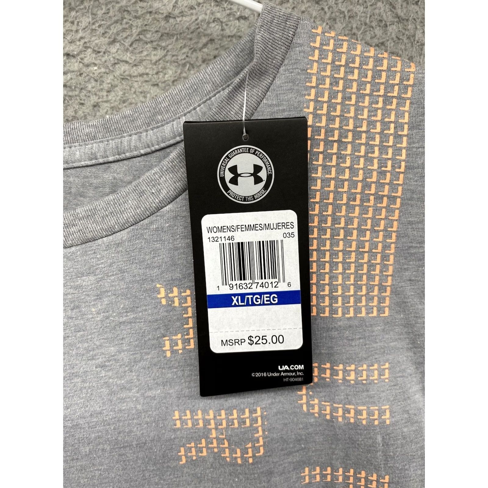 Under Armour Under Armour Women's Graphic Classic Crew HeatGear Shirt XL Multicolor Short Sleeve Crew Neck T-Shirt Casual Womens Size XL / US 12-14 / IT 48-50 - 3 Thumbnail