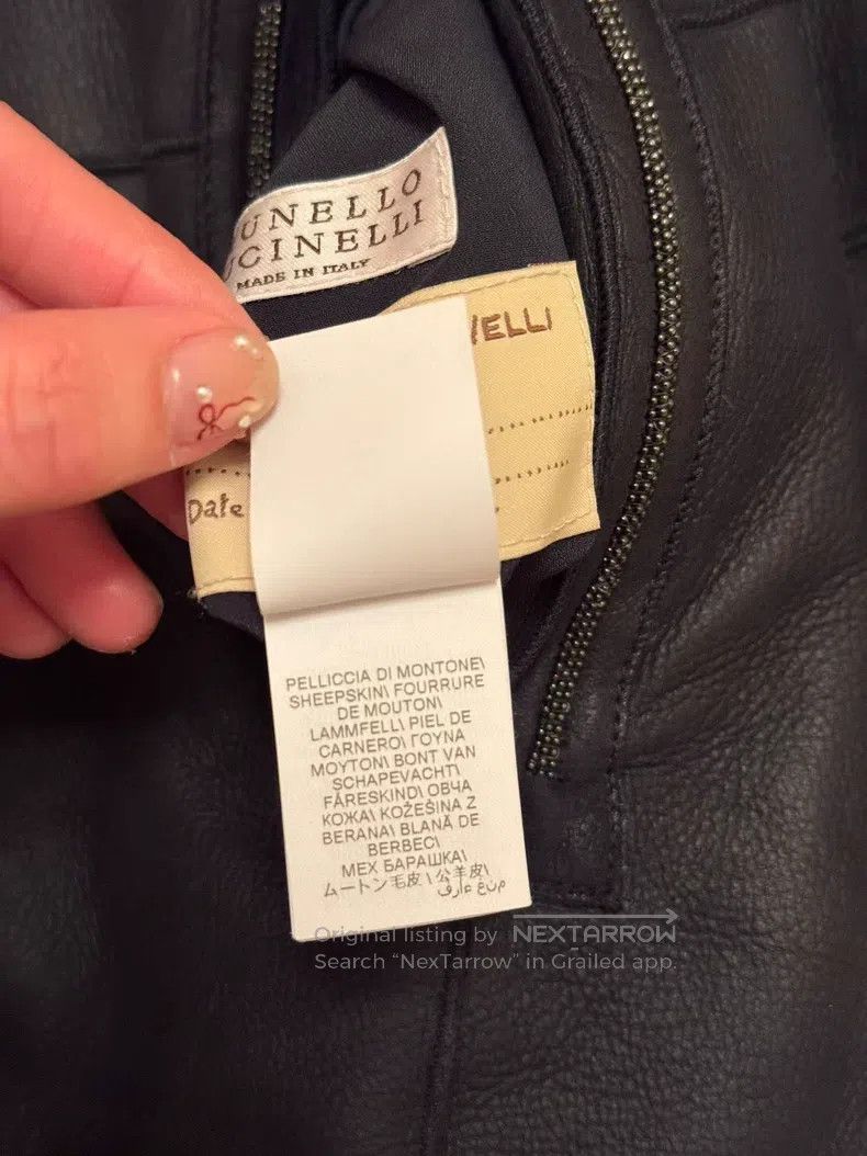 Brunello Cucinelli Brunello Cucinelli Double-Sided Fur and Leather Jacket Size XS / US 0-2 / IT 36-38 - 8 Thumbnail