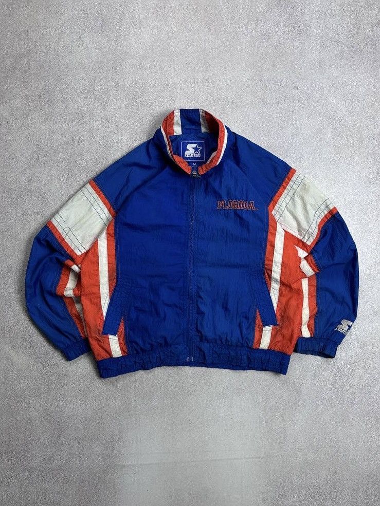 Starter Vintage 90s Starter Florida Gators Nylon Olympic Jacket M Size US M / EU 48-50 / 2 - 3 Thumbnail