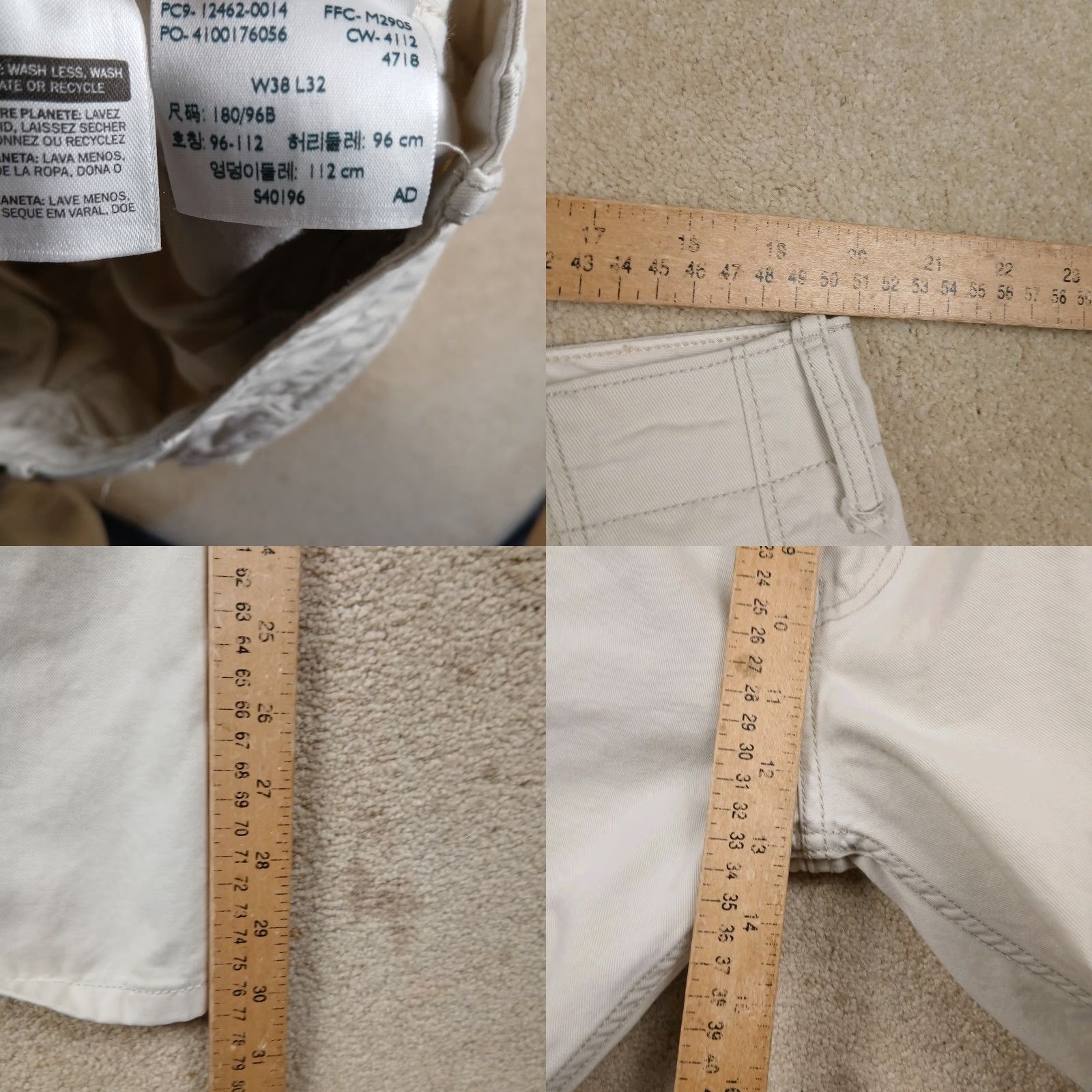 Levi's Levi's Cargo Pants Mens 38x32 Beige Regular Straight Cargo Pocket 90s Army Vintage No Size US 38 / EU 54 - 8 Thumbnail
