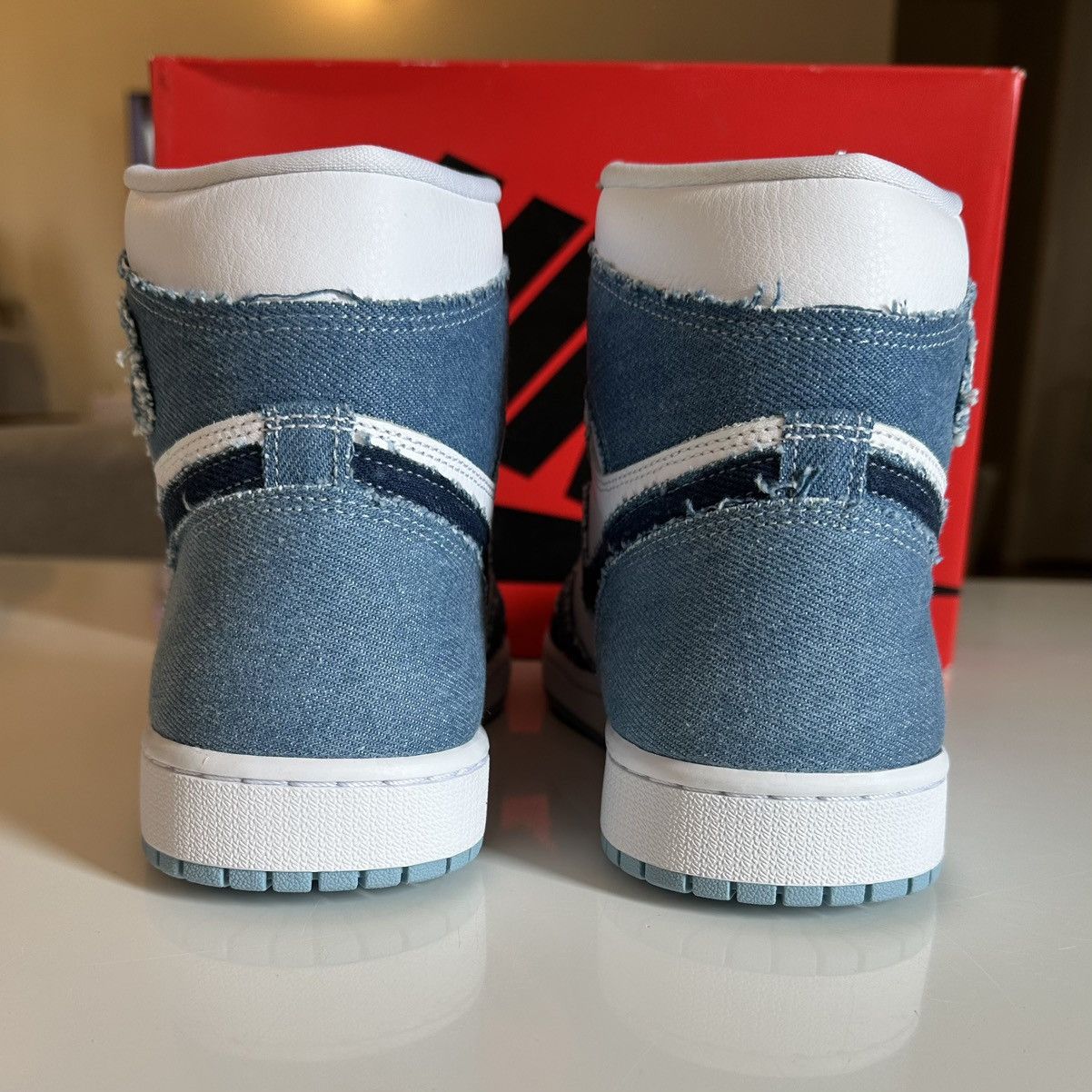Jordan Brand Jordan 1 Hi Retro Denim ✂️CUT✂️ Size US 10.5 / EU 43-44 - 6 Thumbnail