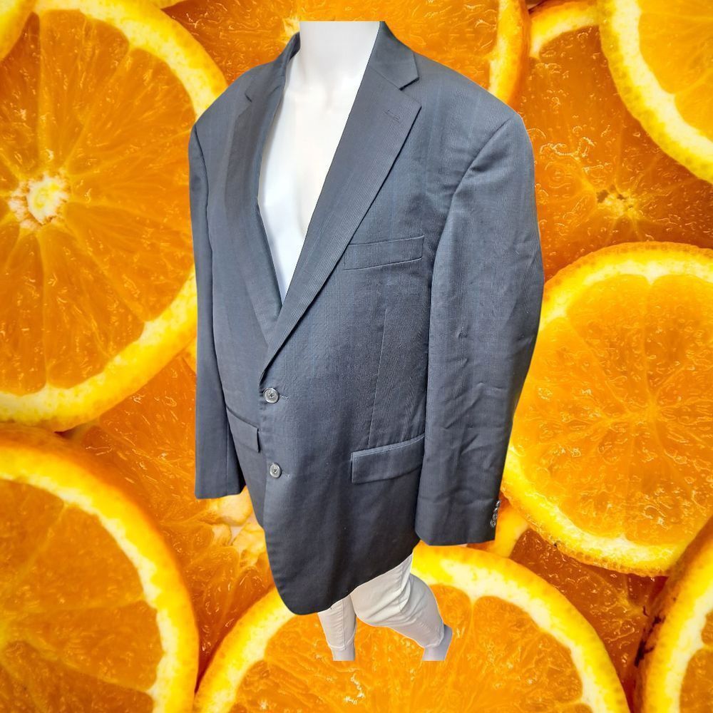 Austin Reed Austin Reed London Gray Wool Blazer Classic Business Formal Size 44R - 1 Thumbnail