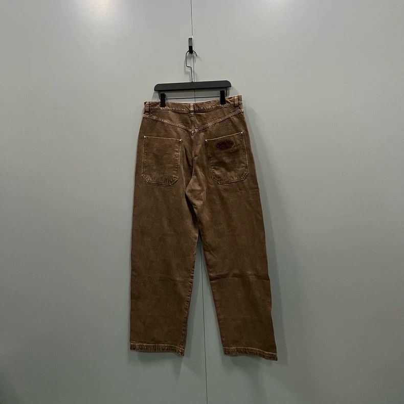 Louis Vuitton Louis Vuitton 24 FW brown wash effect straight leg pants 25 Size US 34 / EU 50 - 2 Thumbnail