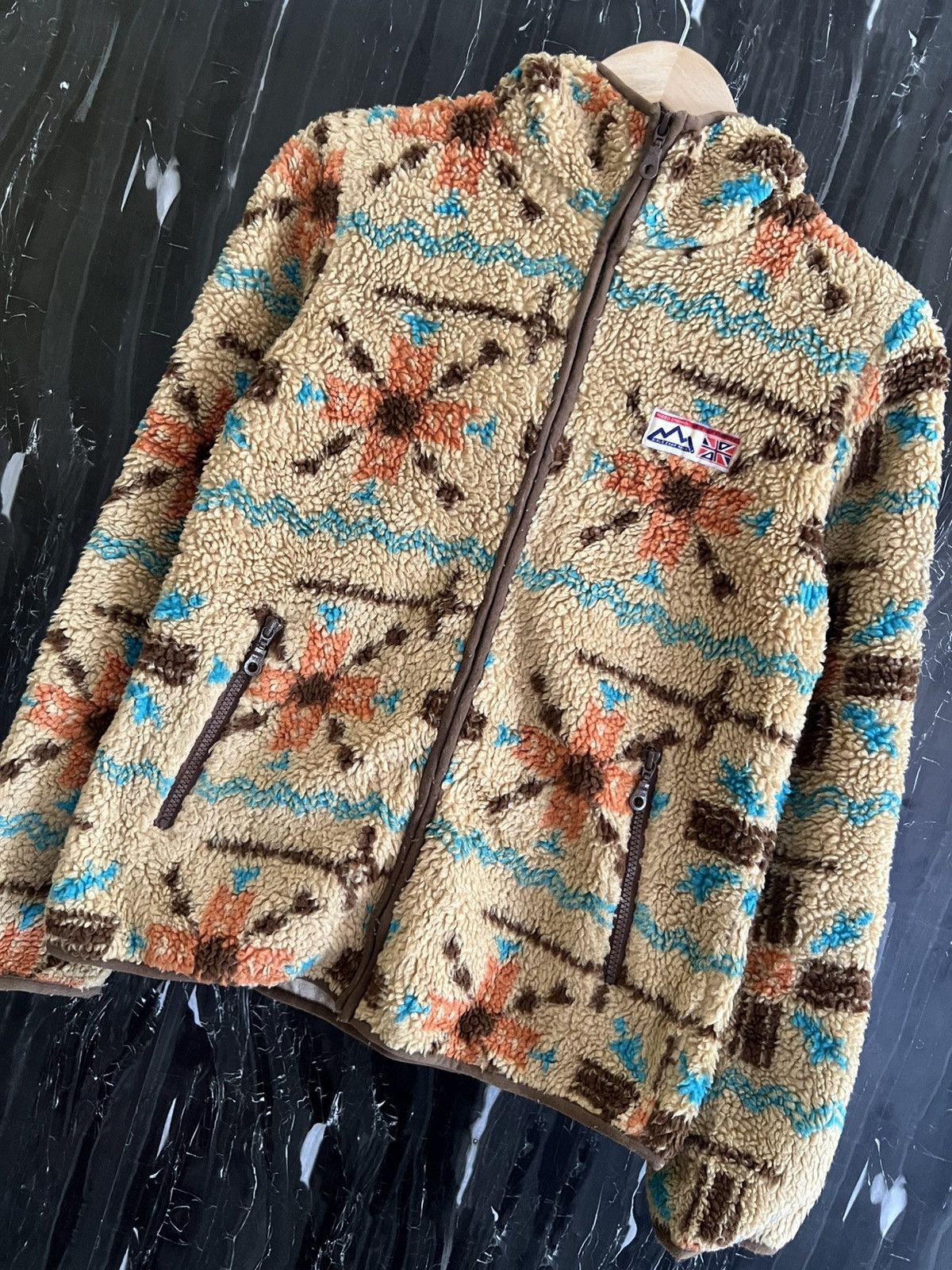 Japanese Brand Rodeo Crowns Navajo Fleece Jacket – Tribal Pattern Size US M / EU 48-50 / 2 - 7 Thumbnail