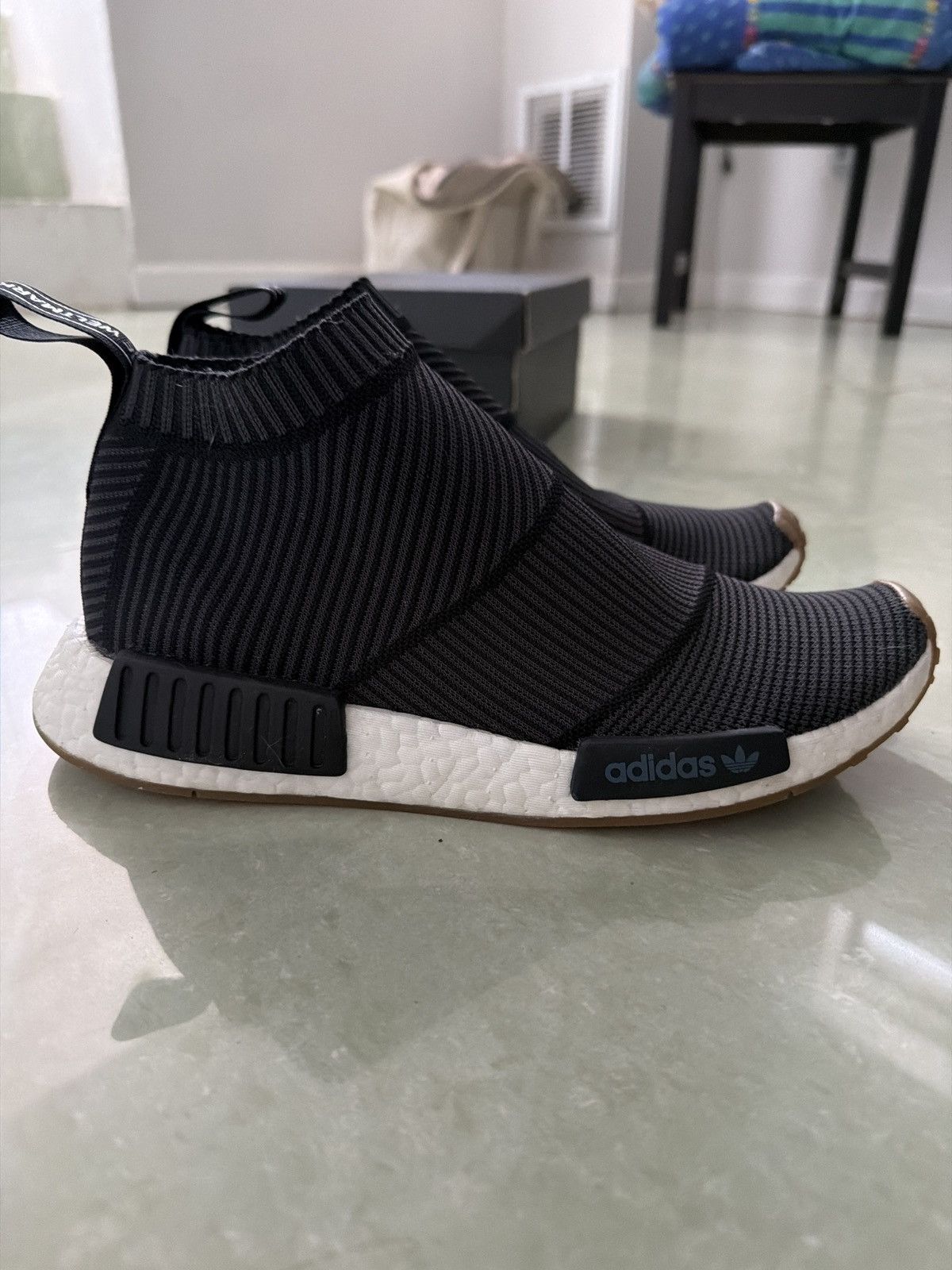 adidas gazelle silver green womens Shop Black Mens adidas NMD R1 Lace Up Sneakers – Shoebacca main image 0