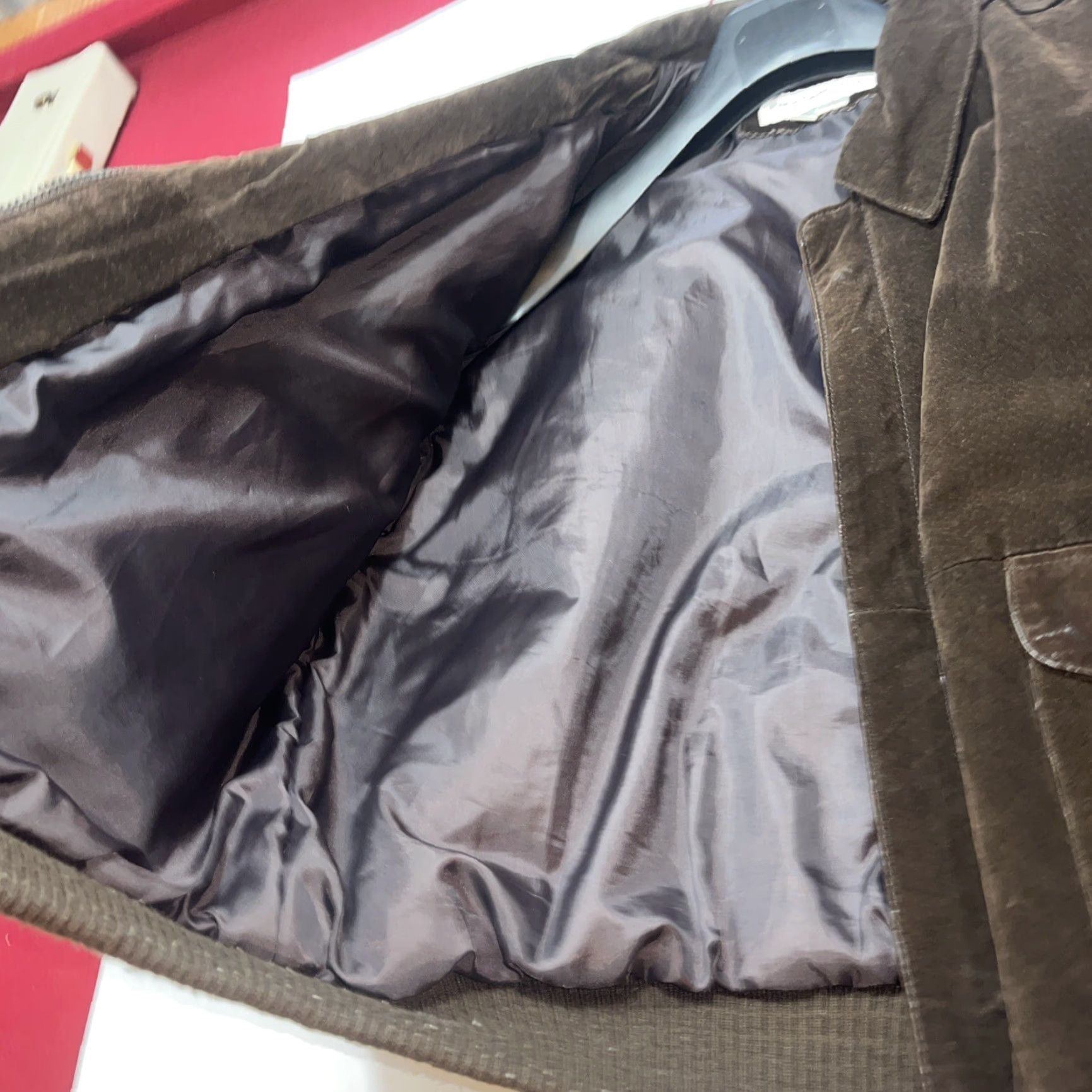 Vintage VINTAGE Paris Sport Club Brown Suede Leather Bomber Jacket LRG Men’s Heavy Zip Snap Lined 90s Grunge Style Size US L / EU 52-54 / 3 - 5 Thumbnail