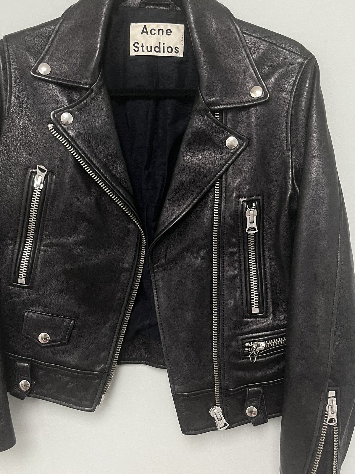 Acne Studios Leather biker jacket. Small 36 Size S / US 4 / IT 40 - 7 Thumbnail