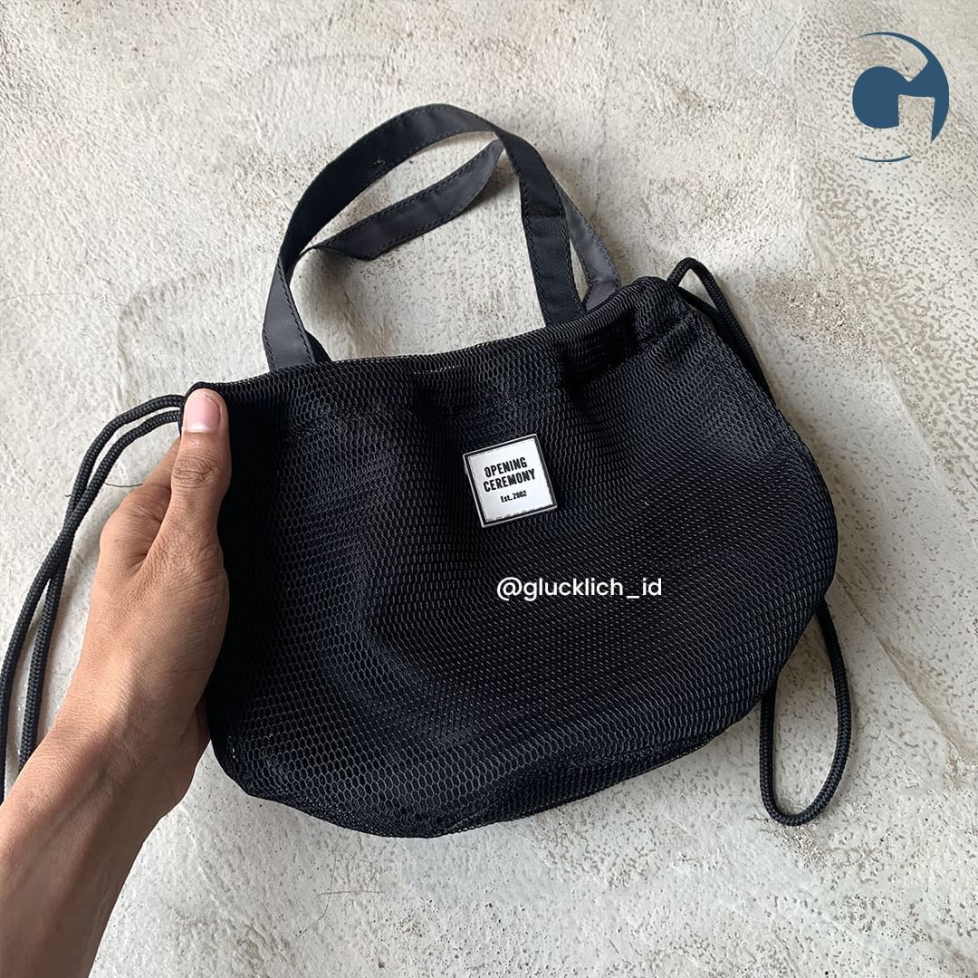Opening Ceremony Opening Ceremony, Mini Drawstring Shoulder Bag in Black Size ONE SIZE - 2 Thumbnail