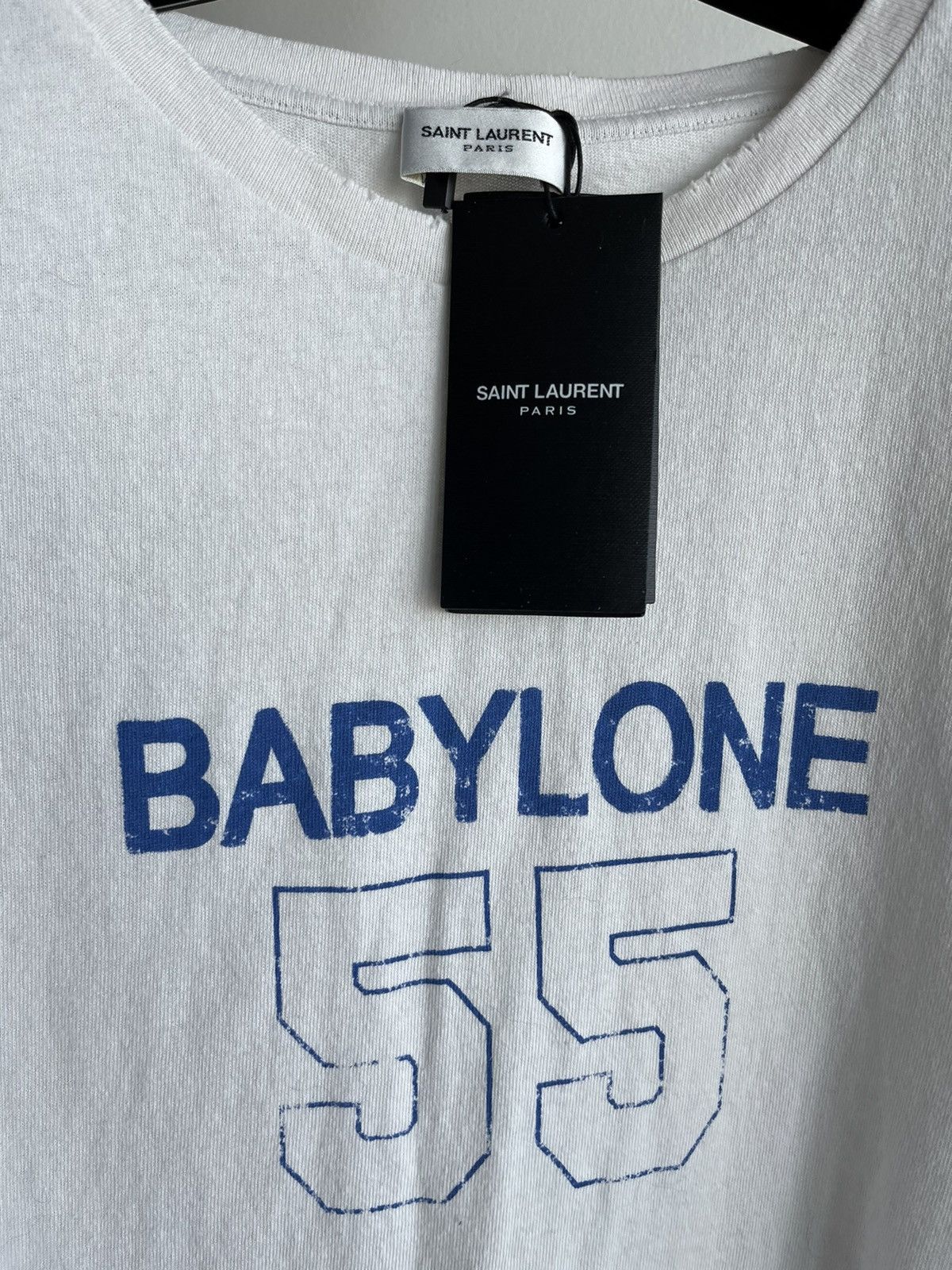 Saint Laurent Paris Super Runway Saint Laurent Babylone Slim fit Tee T-shirt Size US S / EU 44-46 / 1 - 15 Thumbnail
