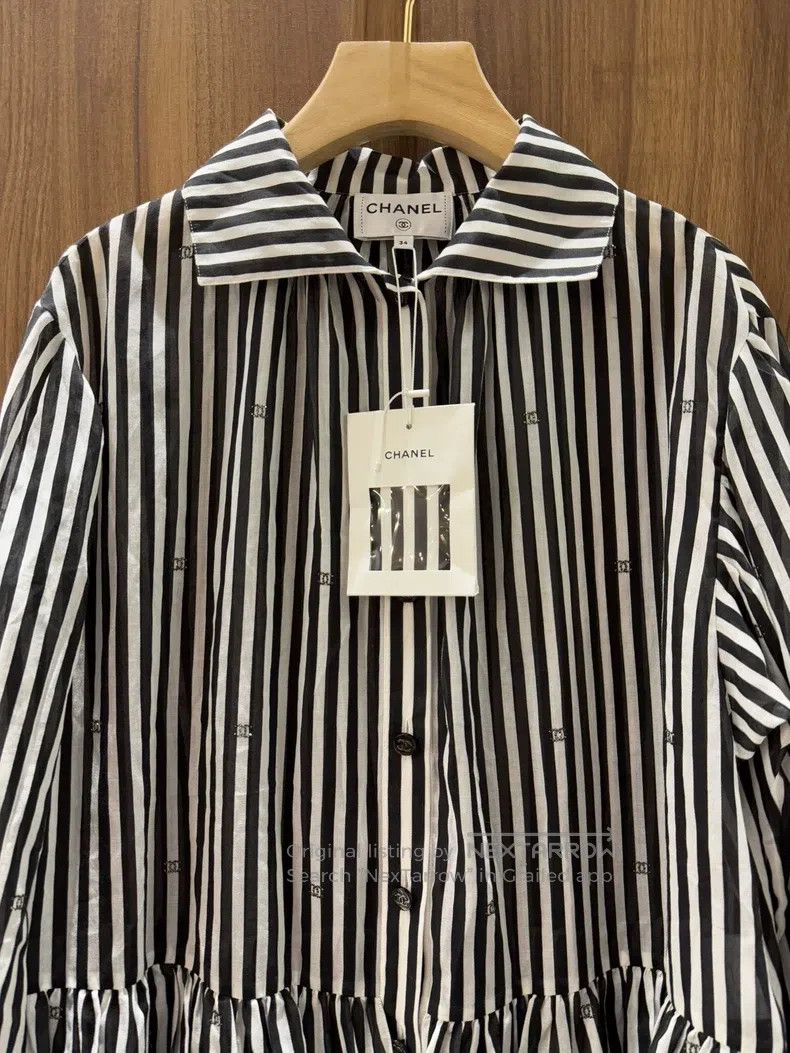 Chanel Chanel 24M striped cake dress shirt Size XXS / US 00 / IT 34 - 3 Thumbnail