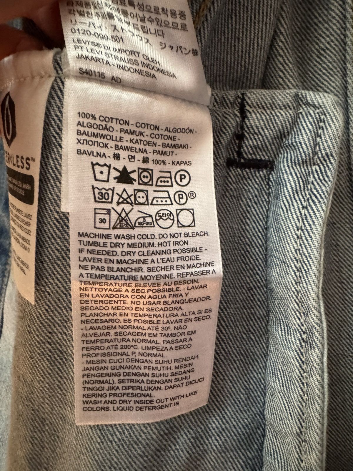 Levi's Levi’s Virgil Denim Jacket Washed Blue Size US S / EU 44-46 / 1 - 5 Thumbnail
