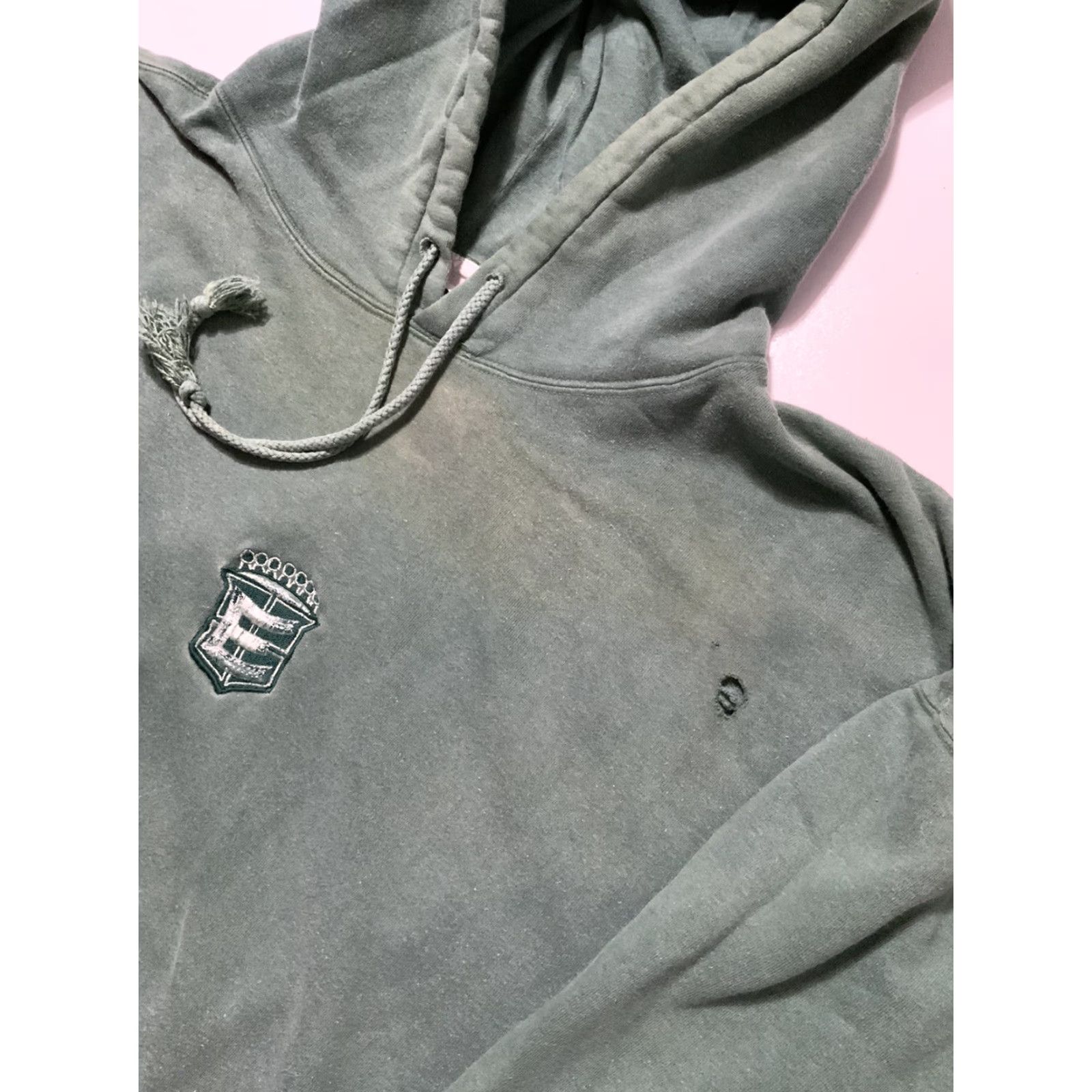 Vintage VINTAGE Ezekiel Hoodie 90s Pullover Fleece Overdye Green XL Mens Skateboarding Size US XL / EU 56 / 4 - 5 Thumbnail