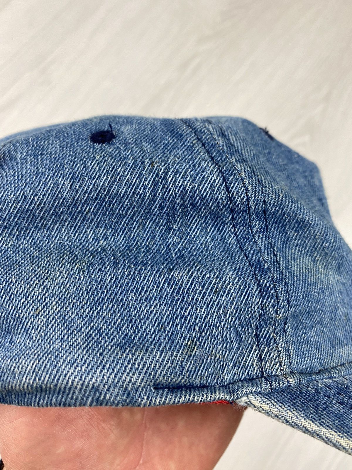 Coca Cola Vintage 90s Coca Cola Always Denim Cap Hat Marlboro Y2K Size ONE SIZE - 6 Thumbnail