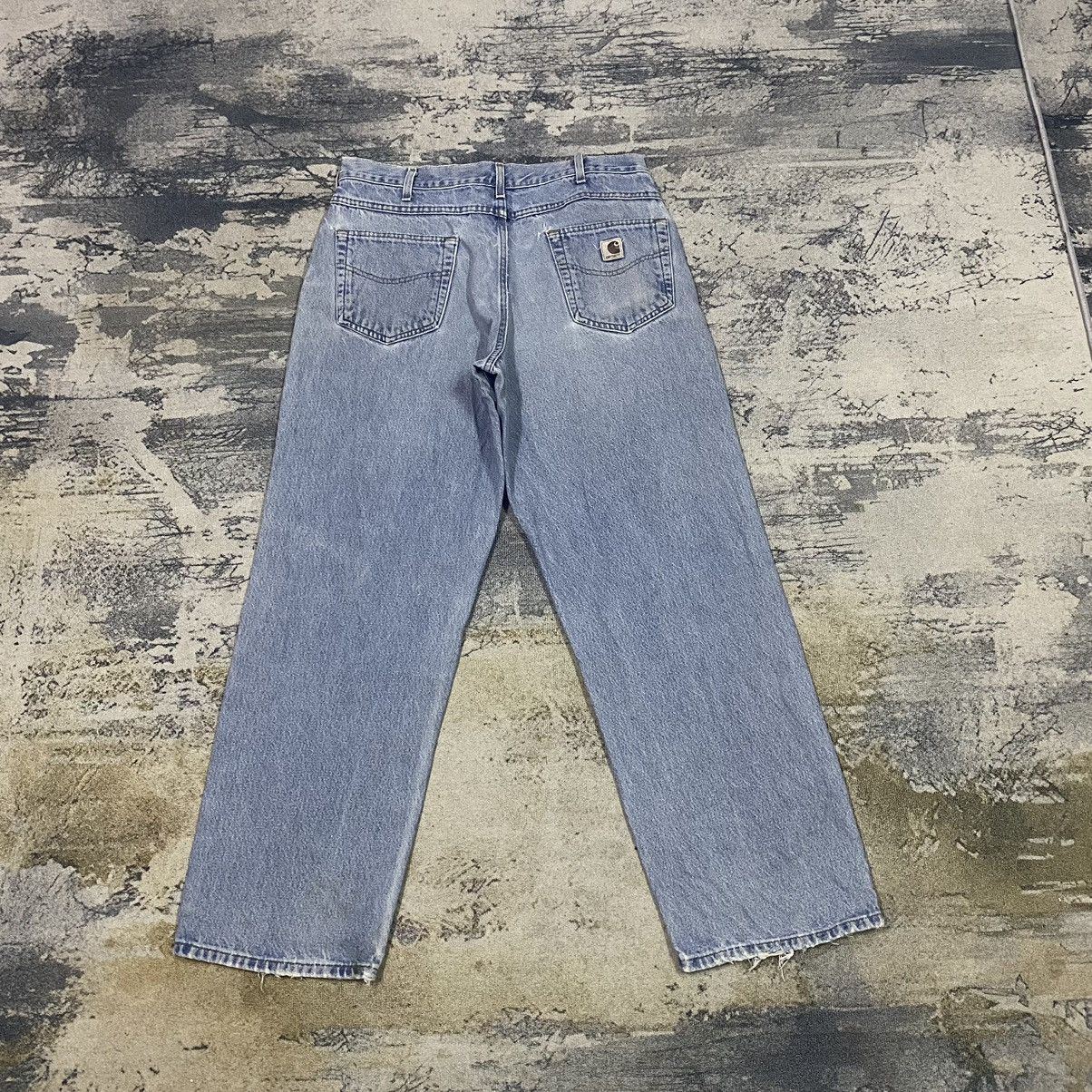 Carhartt × Jean × Vintage Vintage Carhatt Distressed Baggy Denim Jeans Size US 35 - 6 Thumbnail