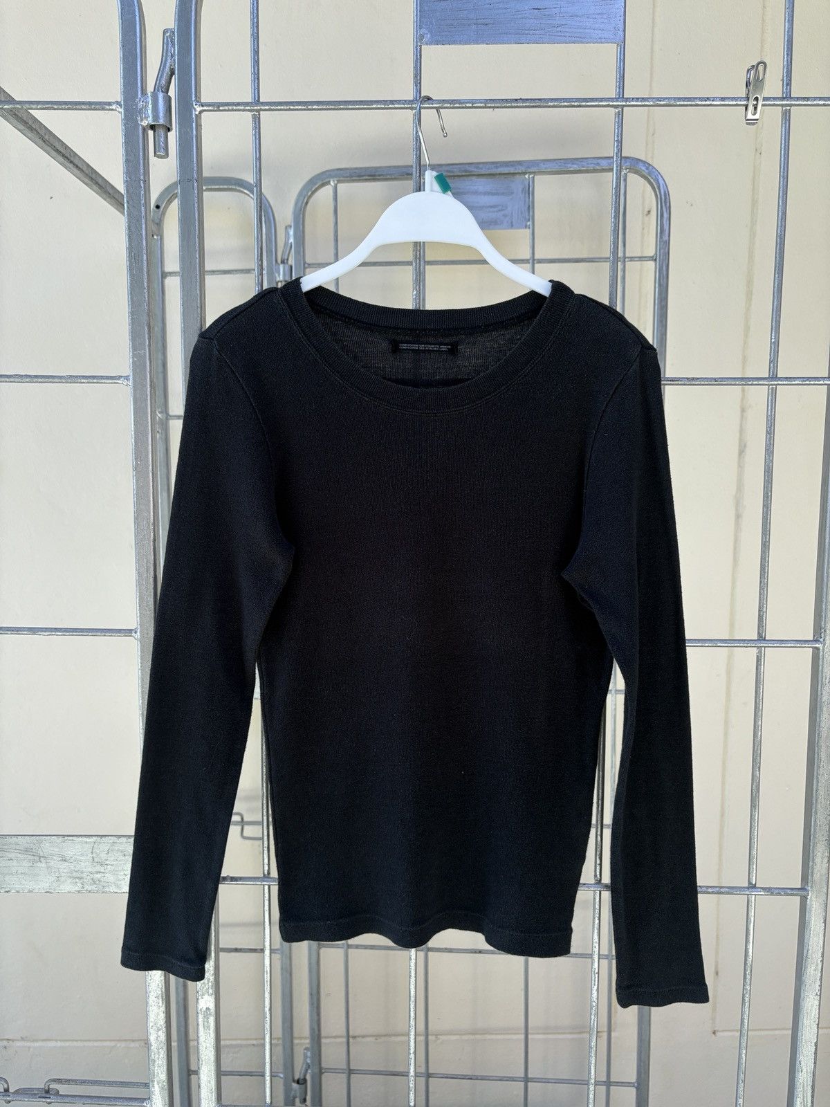 Y's Yohji Yamamoto long sleeve black T-shirt