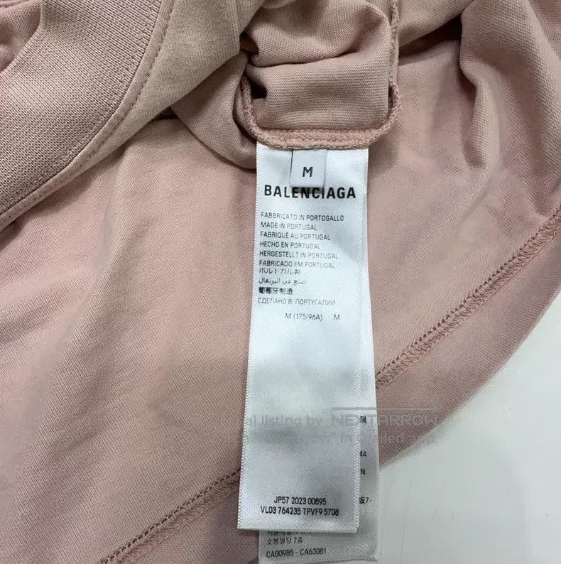 Balenciaga Balenciaga Pink Embroidered Logo Short Sleeve T-Shirt Size US M / EU 48-50 / 2 - 4 Thumbnail