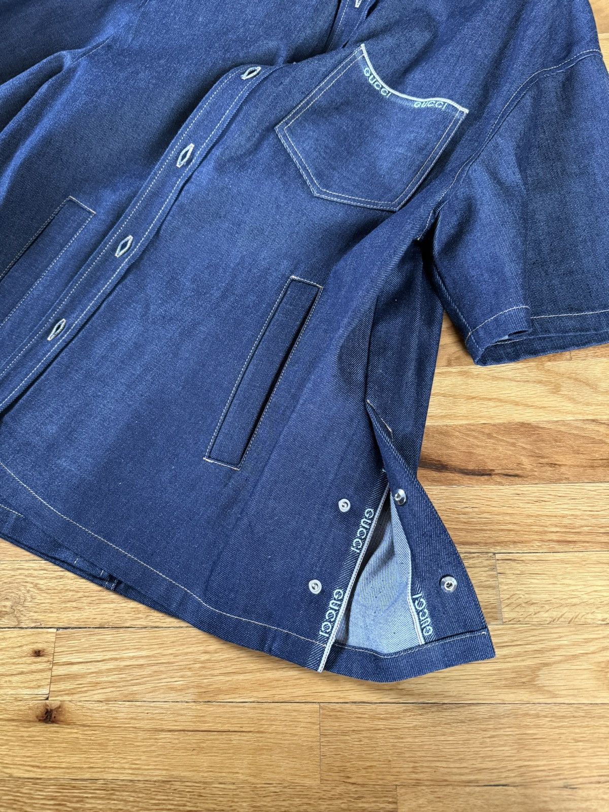 Gucci Gucci Cotton Selvedge Denim Shirt Size US L / EU 52-54 / 3 - 7 Thumbnail