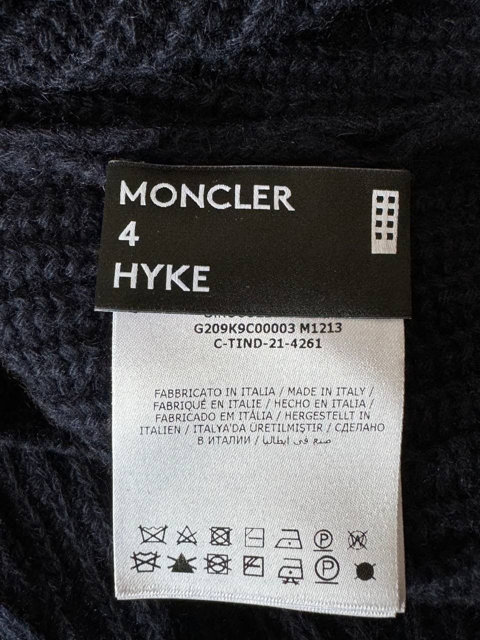 HYKE 🔥🔥 Moncler x Hyke Cashmere Sweater Size US M / EU 48-50 / 2 - 6 Thumbnail