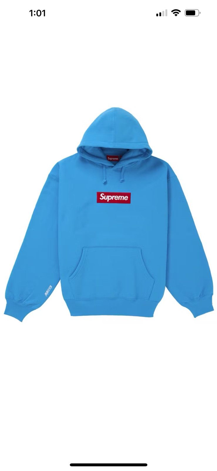 Supreme Supreme Box Logo Cyan | Grailed