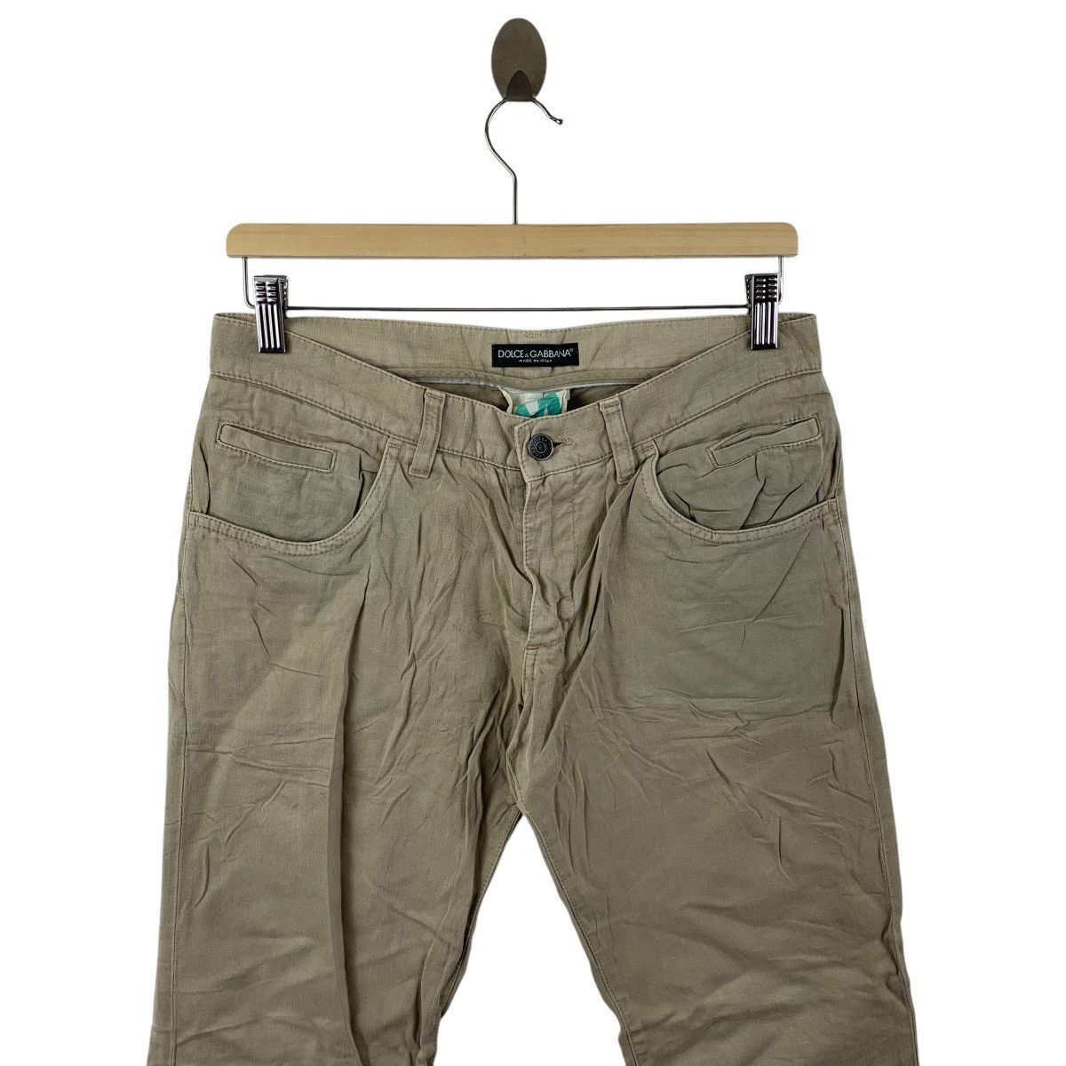Designer × Dolce & Gabbana DOLCE & GABBANA light brown colour jeans Size US 30 / EU 46 - 2 Thumbnail