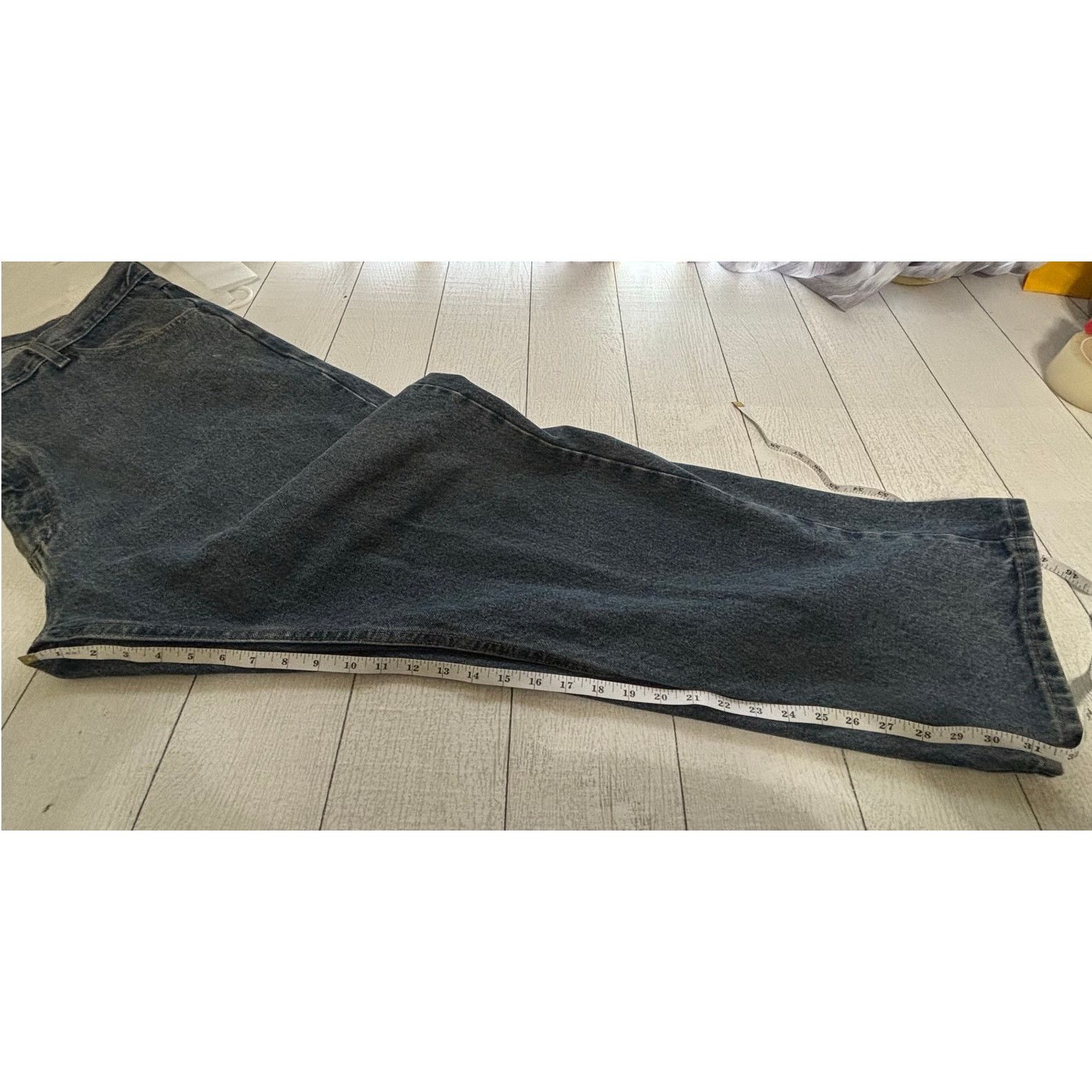 Wrangler Wrangler Blue Denim Jeans 42x32 100% Cotton 5 Pocket Size US 42 / EU 58 - 3 Thumbnail