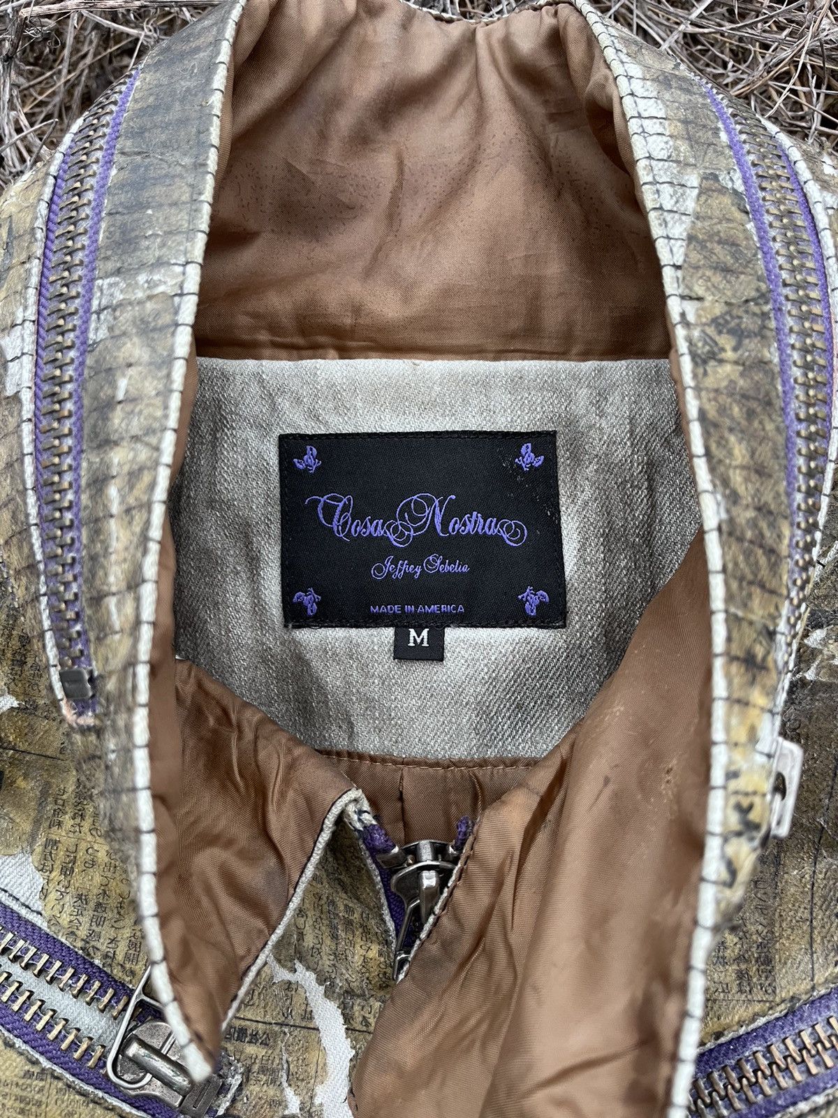 Vintage *RARE* Vintage Cosa Nostra Eternal Embrace Distressed Jacket Size US M / EU 48-50 / 2 - 7 Thumbnail
