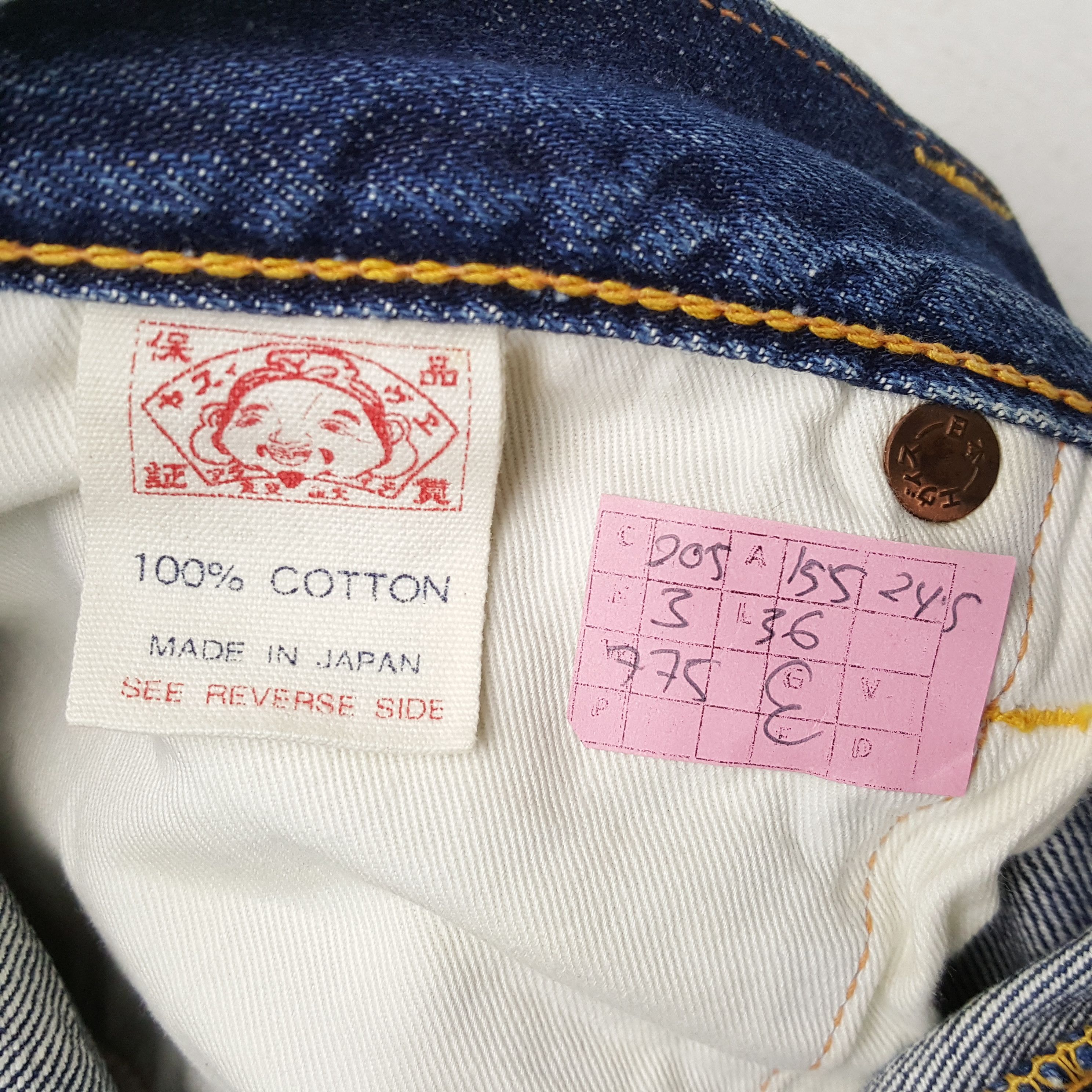 Evisu EVISU Jeans Japanese Brand Streetwear Custom Daicock Style Size US 31 - 14 Thumbnail