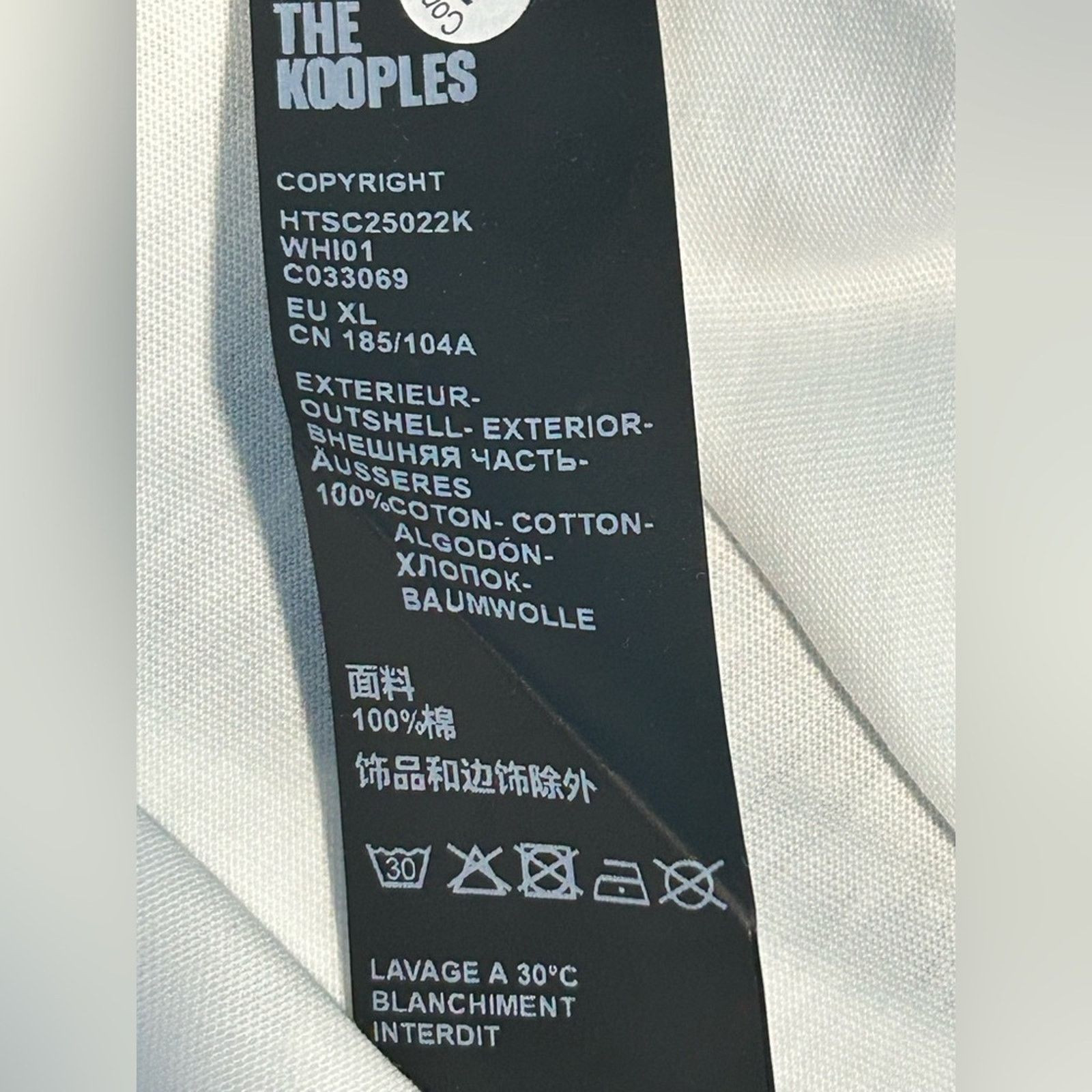 The Kooples The Kooples Let’s Just Bone Up White Skeleton Shirt NWT XL Size XL / US 12-14 / IT 48-50 - 10 Thumbnail