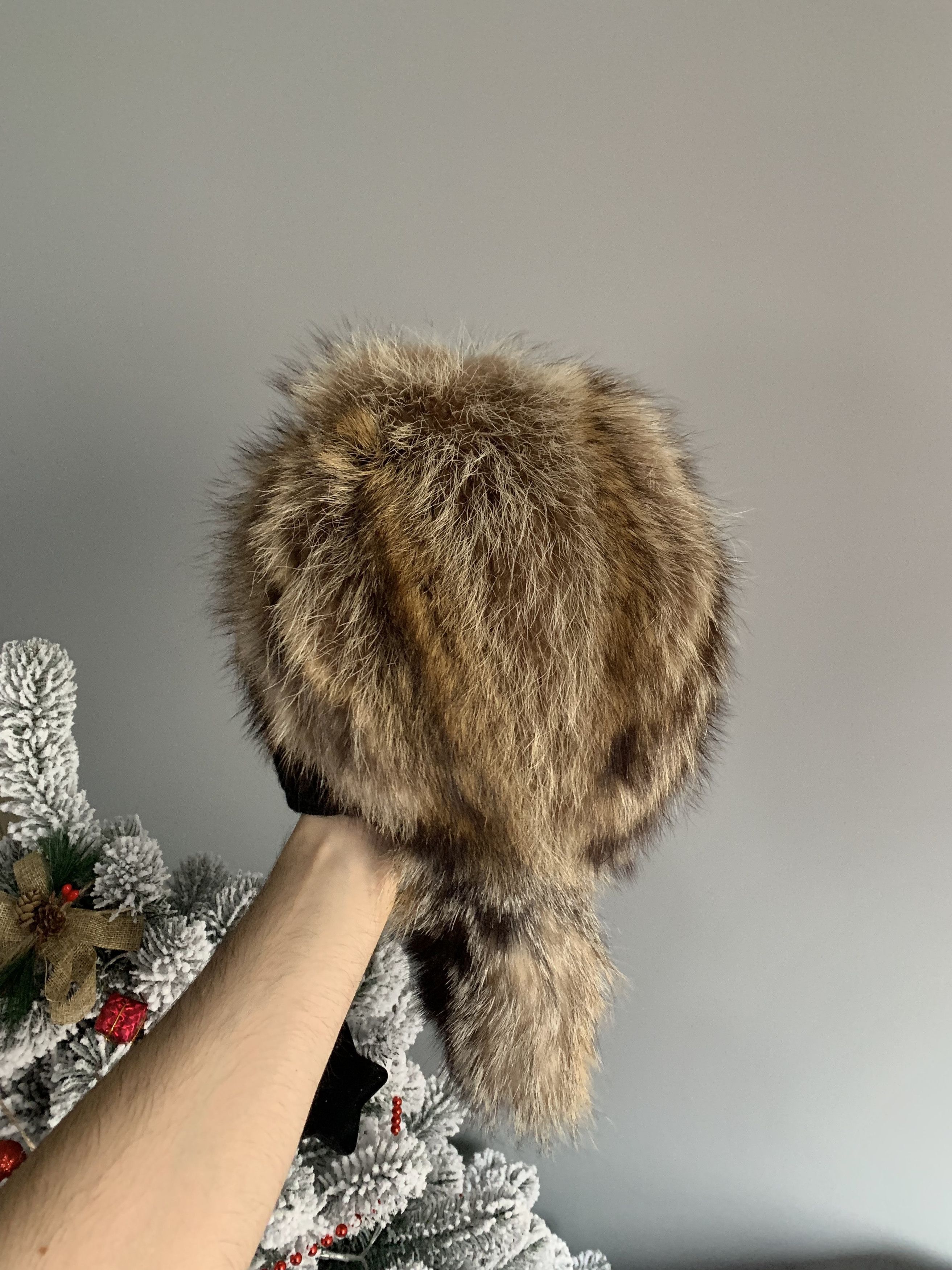 Vintage Vintage Real Fur Mohair Hat Ushanka style Size ONE SIZE - 4 Thumbnail