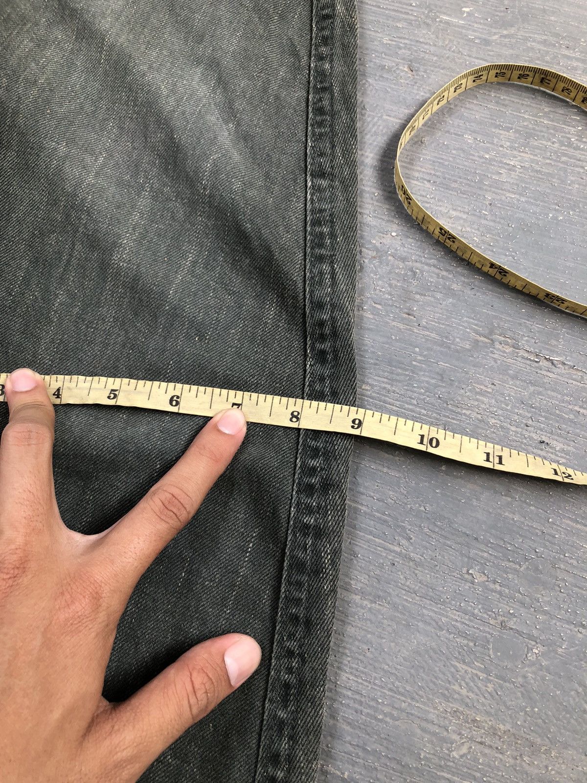 Japanese Brand × Le Grande Bleu (L.G.B.) Cimarron Twisted Flared Denim Size US 30 / EU 46 - 14 Thumbnail
