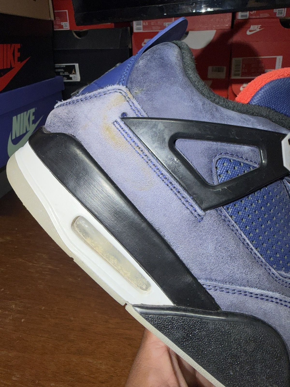 Nike Air Jordan 4 Retro Winter Loyal Blue size 10.5 Size US 10.5 / EU 43-44 - 9 Thumbnail