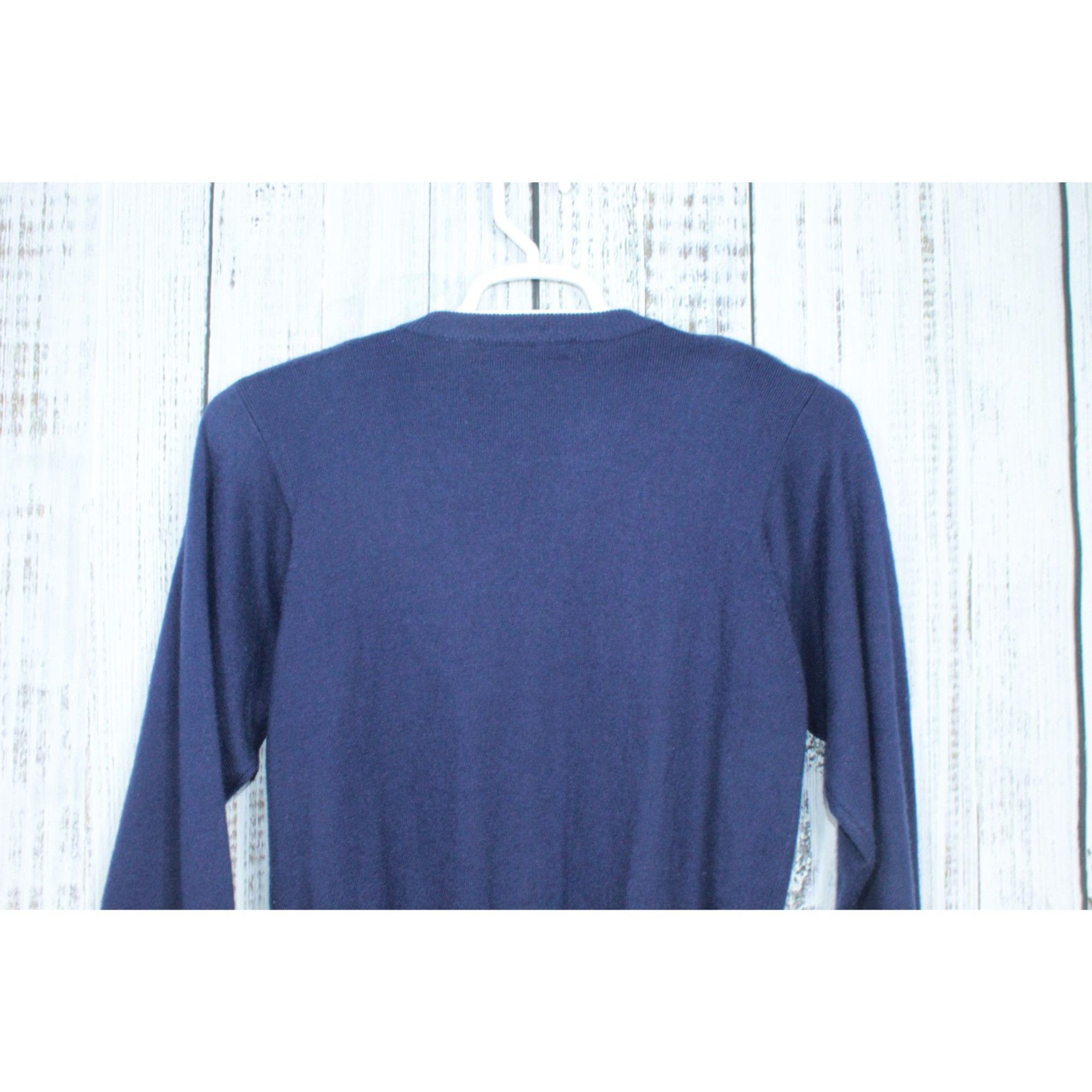 Other Kerri N Kelsy Women's Navy Blue Gold Button Acrylic Sweater Size S / US 4 / IT 40 - 7 Thumbnail