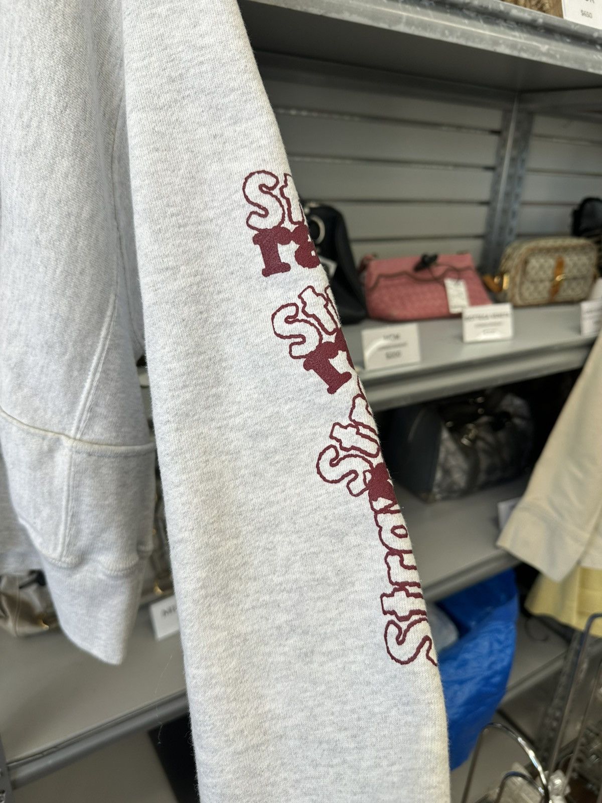 Stray Rats STRAY RATS STAGGERED LOGO HOODIE LARGE GRAY Size US L / EU 52-54 / 3 - 3 Thumbnail