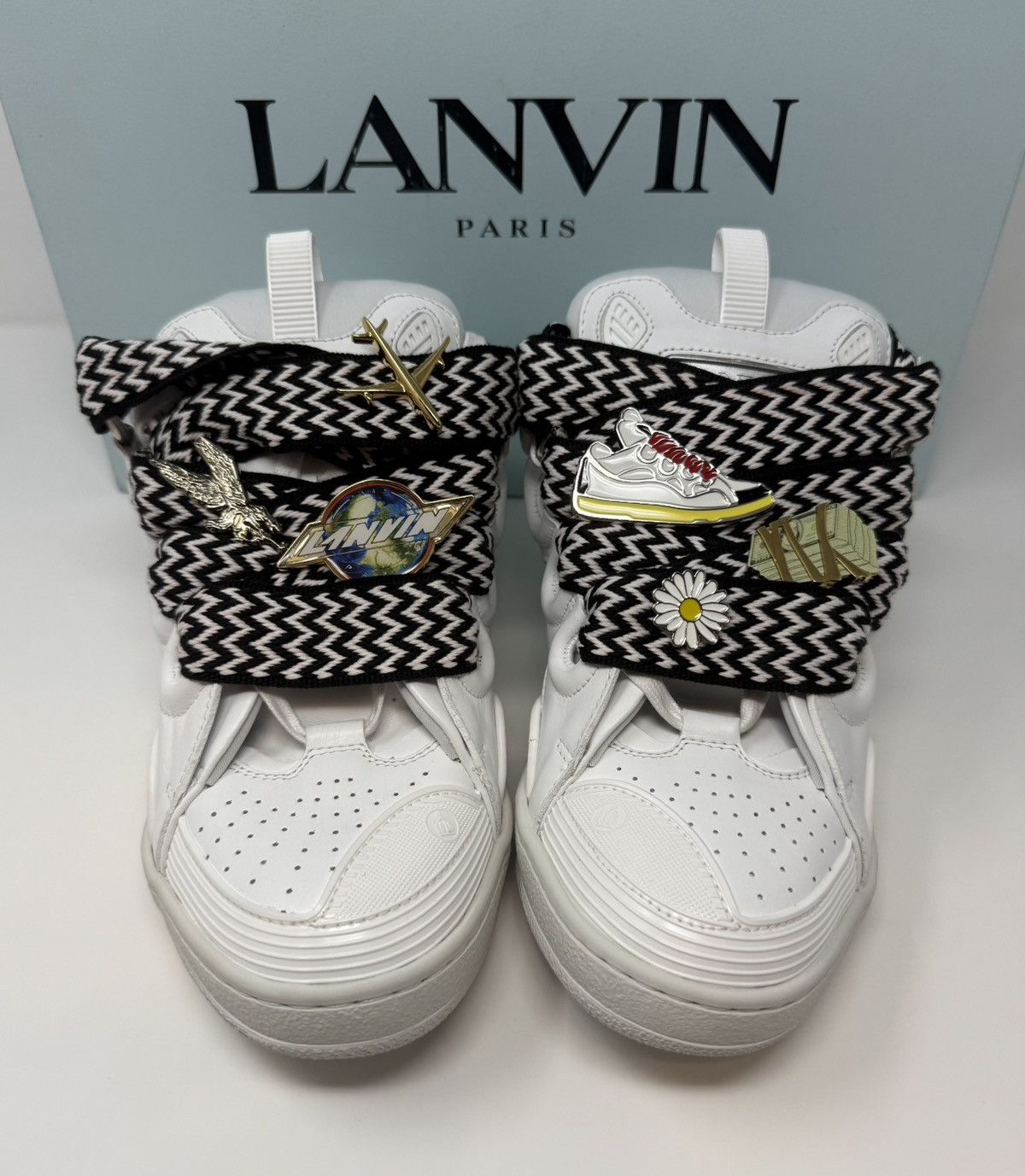 Lanvin Lanvin X Future Curb 3.0 Sneaker White Size US 7 / EU 40 - 2 Thumbnail