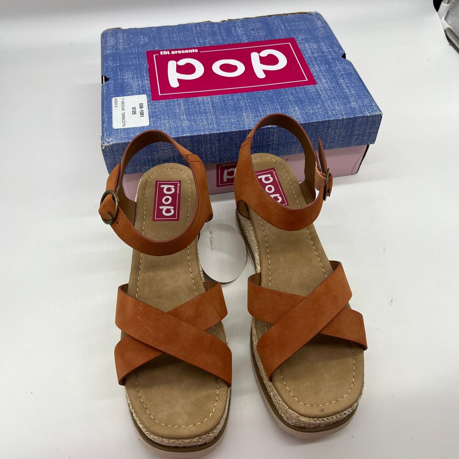 Other Pop Cicci Women Shoes Ankle Strap Casual Wedge Size US 11 / IT 41 - 2 Thumbnail