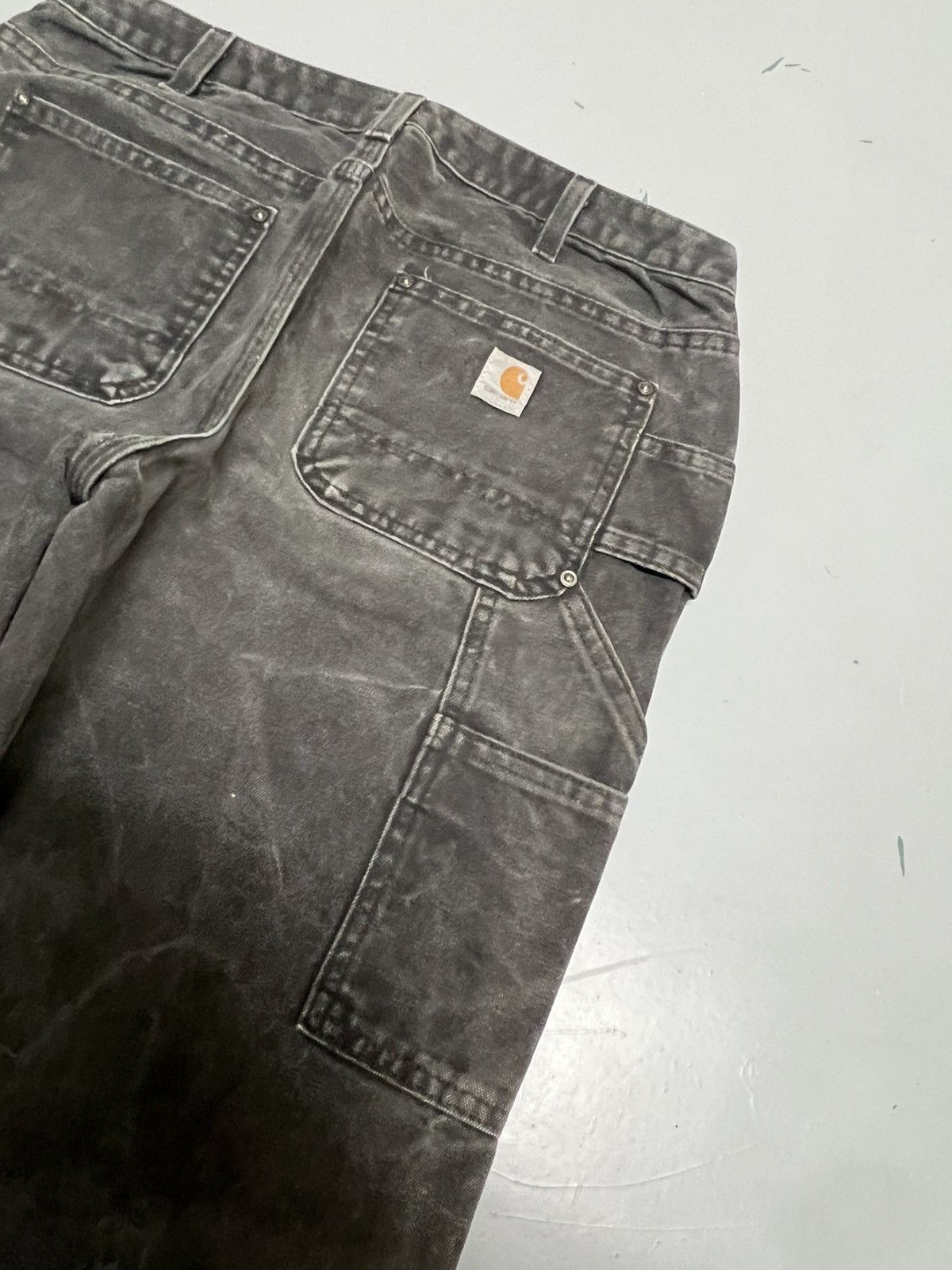 Carhartt Rare vintage carhartt charcoal black double knee Size US 30 / EU 46 - 7 Thumbnail