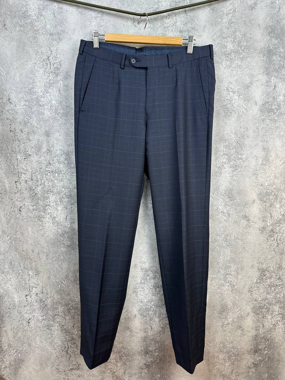 Ermenegildo Zegna RRP €2.500 Emenegildo Zegna "Mila" Abito Suit Wool Check Size 46R - 4 Thumbnail