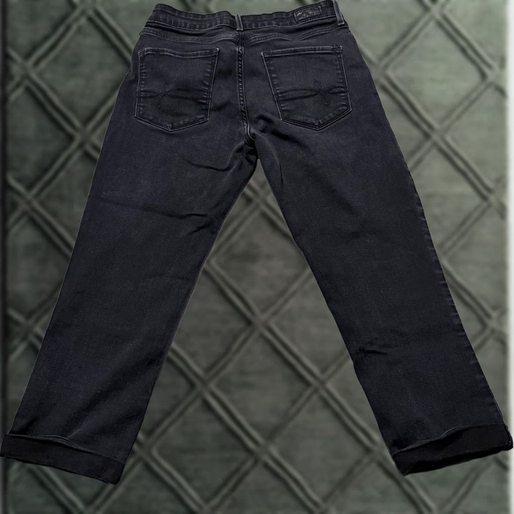 Denizen DENIZEN by Levi's Jeans Women's Black Denim Low-Rise Cropped Cuffed - 6 Size 28" / US 6 / IT 42 - 1 Thumbnail