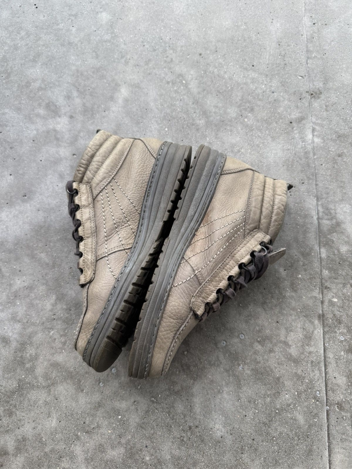 Genuine Leather × Japanese Brand × Mephisto Mephisto Leather Derby Shoes High sneakers casual Size US 8.5 / EU 41-42 - 5 Thumbnail