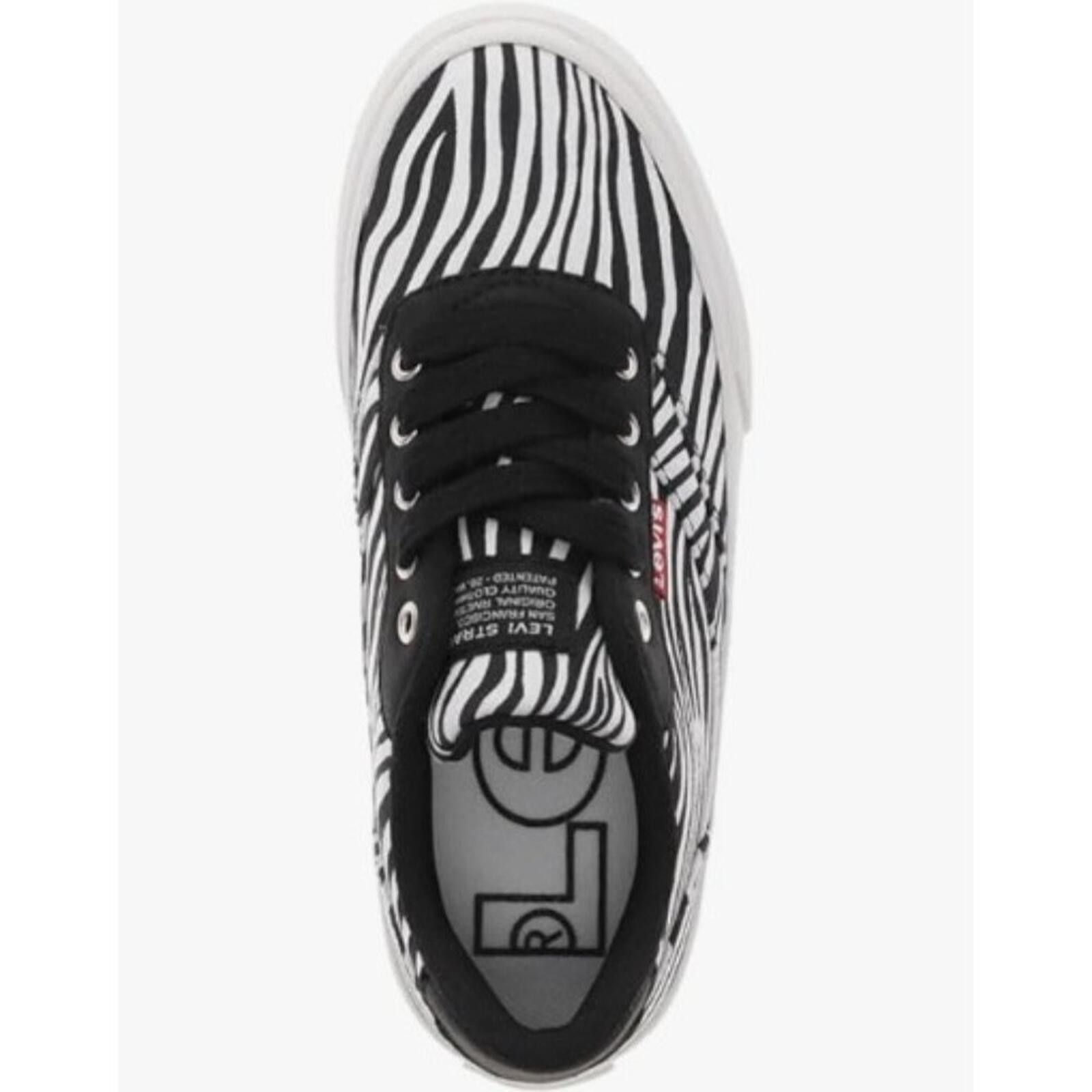 Levi's Levi's Unisex Naya M Zebra Sneaker | Black & White Size US 5 / EU 37 - 6 Thumbnail