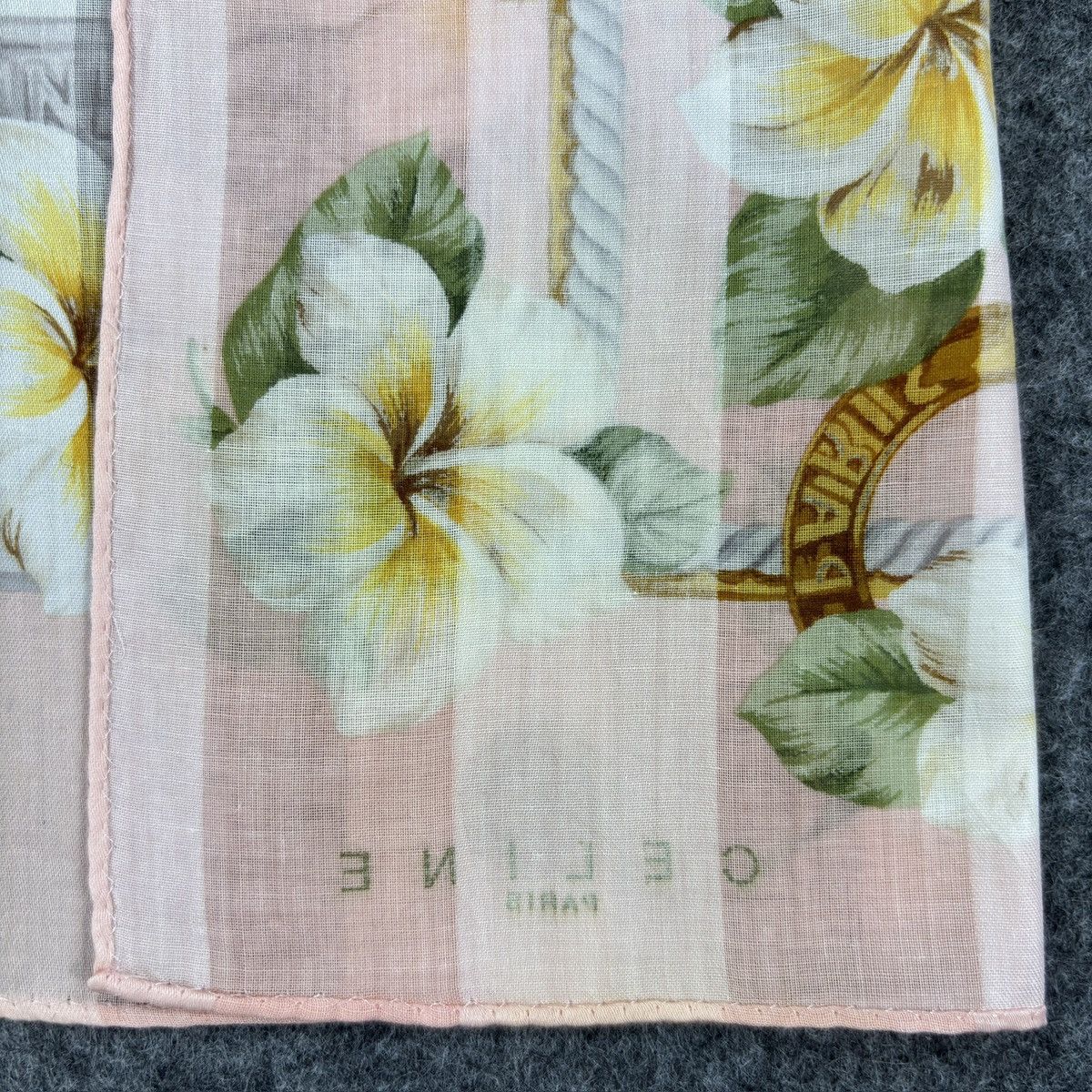 Celine × Vintage Handkerchief # E039 # Bandana # Neckerchief Size ONE SIZE - 4 Thumbnail