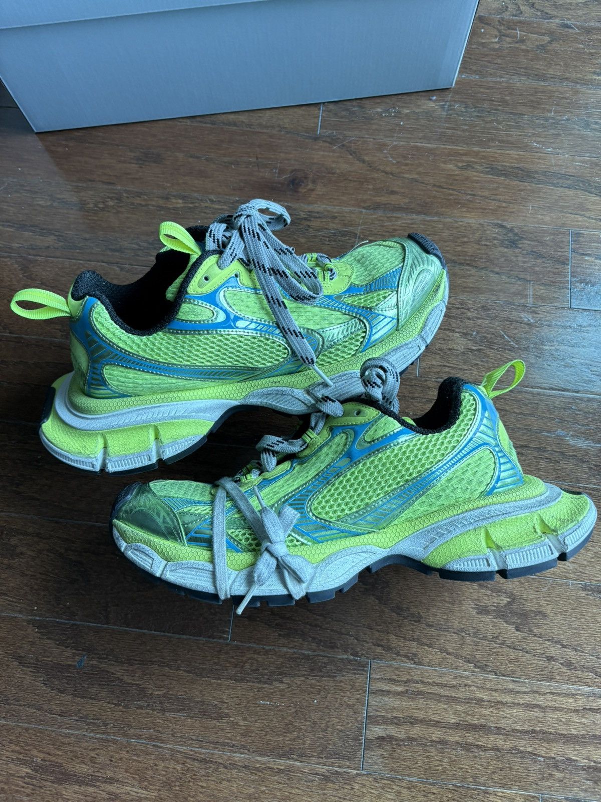 Balenciaga Balenciaga 3XL Green Yellow Blue Sneaker Size US 8 / EU 41 - 2 Thumbnail