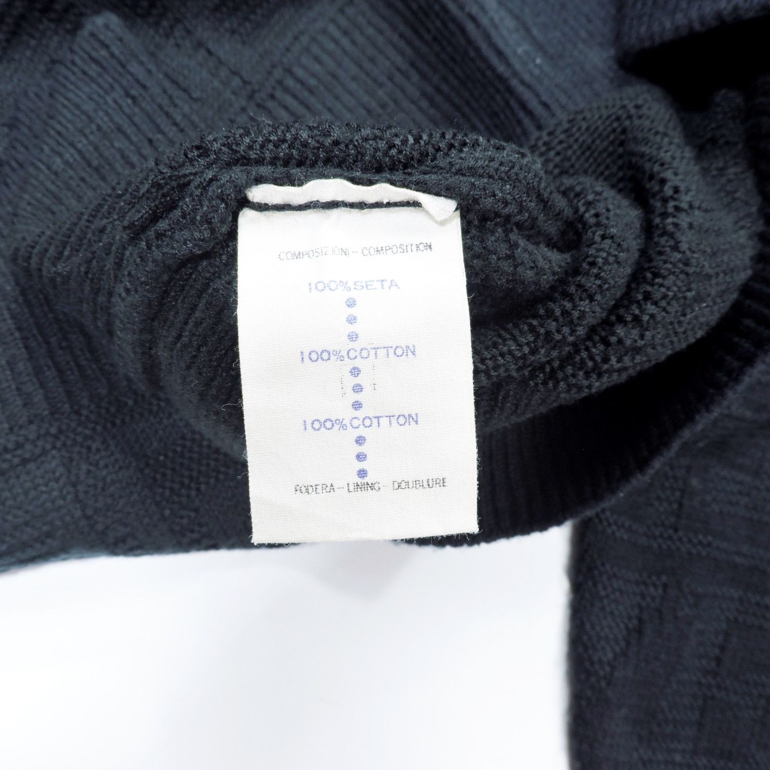 Versace BIG SPELL LOGO MONOGRAM LONG-SLEEVED KNIT SWEATER Size US M / EU 48-50 / 2 - 4 Thumbnail