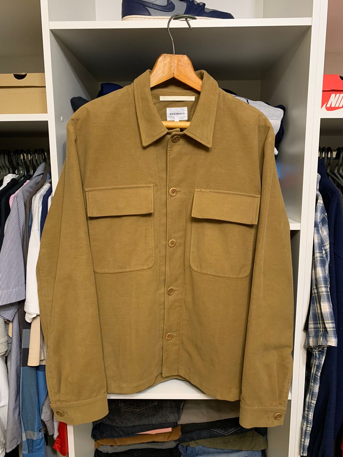 Norse Projects Norse Projects Kyle Moleskin Overshirt Jacket | Grailed