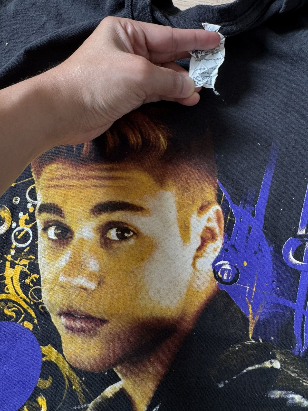 Band Tees × Rap Tees × Vintage Vintage Justin bieber - believe tour t shirt 2012 Size US L / EU 52-54 / 3 - 5 Thumbnail