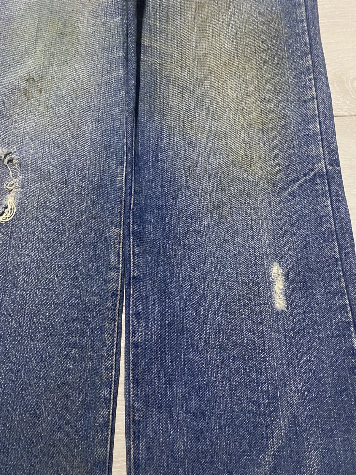 Vintage Vintage Japanese Brand Mud Wash Distressed Loose Jeans Size US 33 - 10 Thumbnail